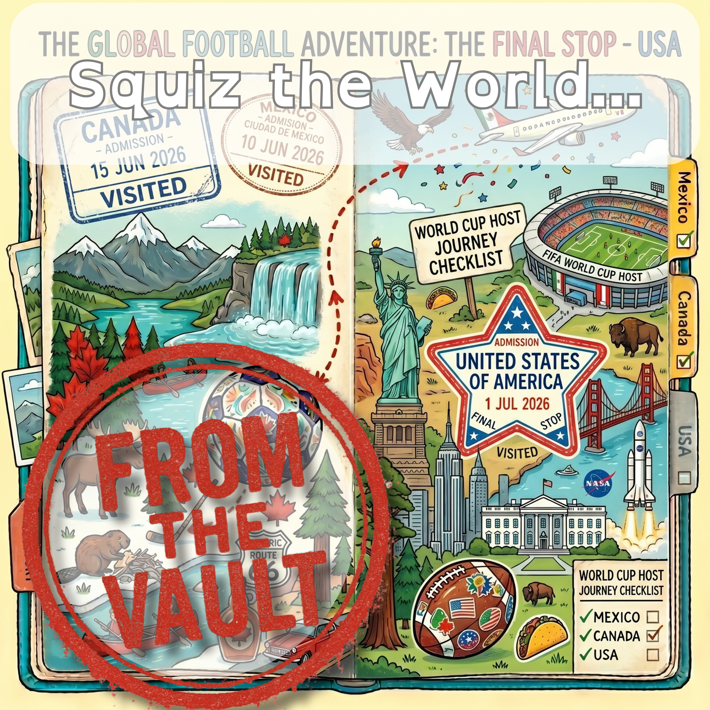 Squiz the World goes to - The USA - From the Vault episode artwork