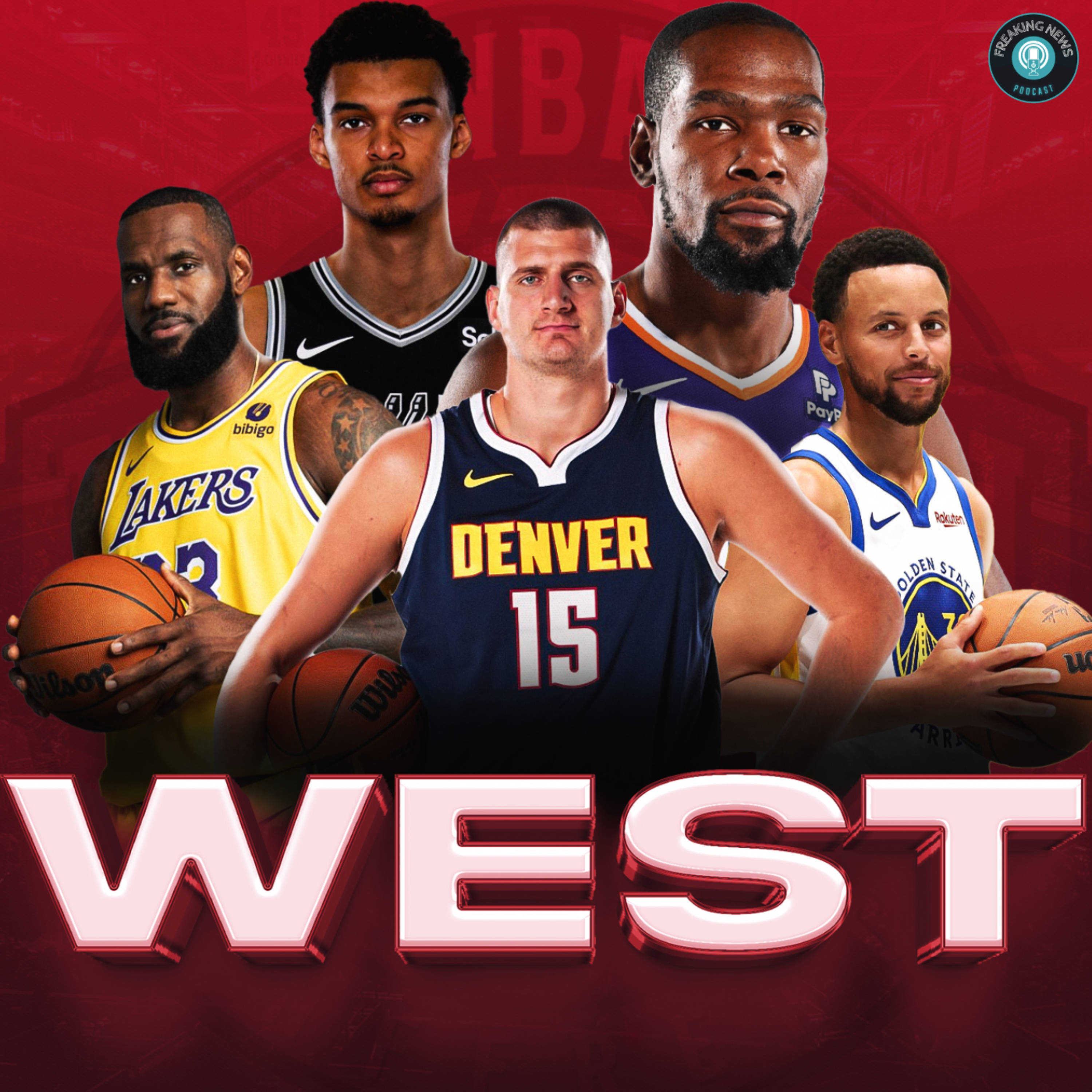 NBA Western Conference Power Ranking 2024 episode artwork