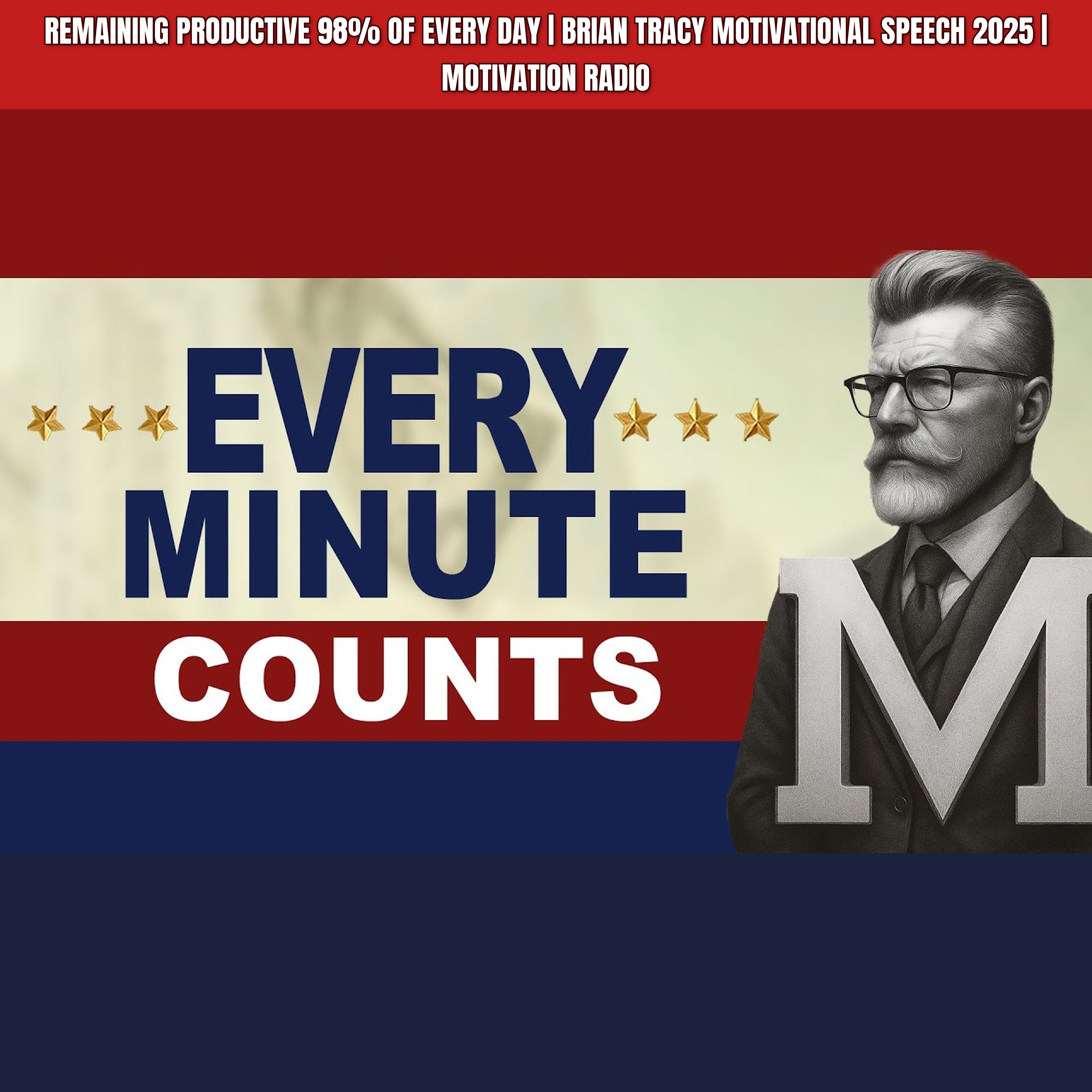 Remaining PRODUCTIVE 98% Of Every Day | Brian Tracy Motivational Speech 2025 | Motivation Radio