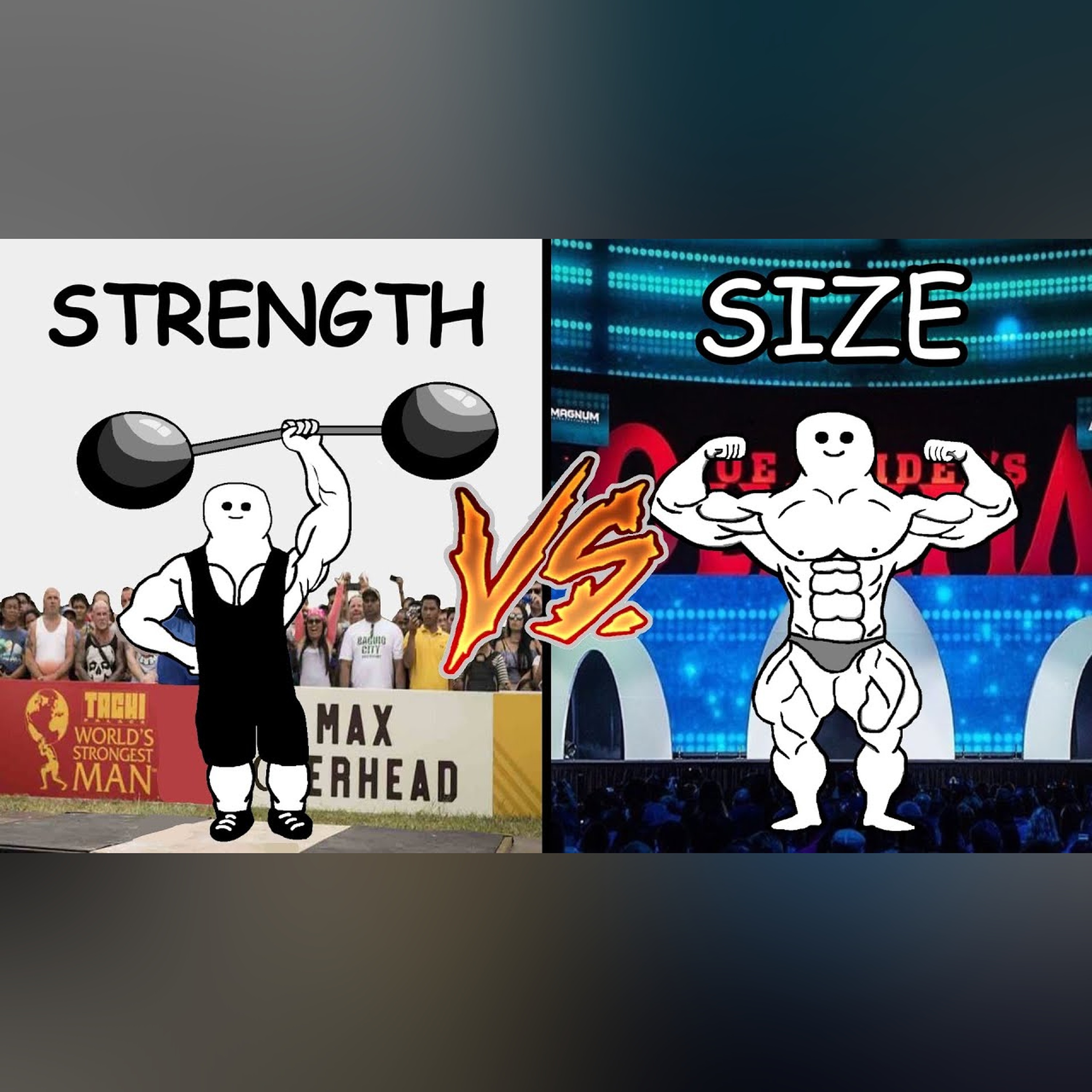 Strength Vs Size (What's Better?) episode artwork