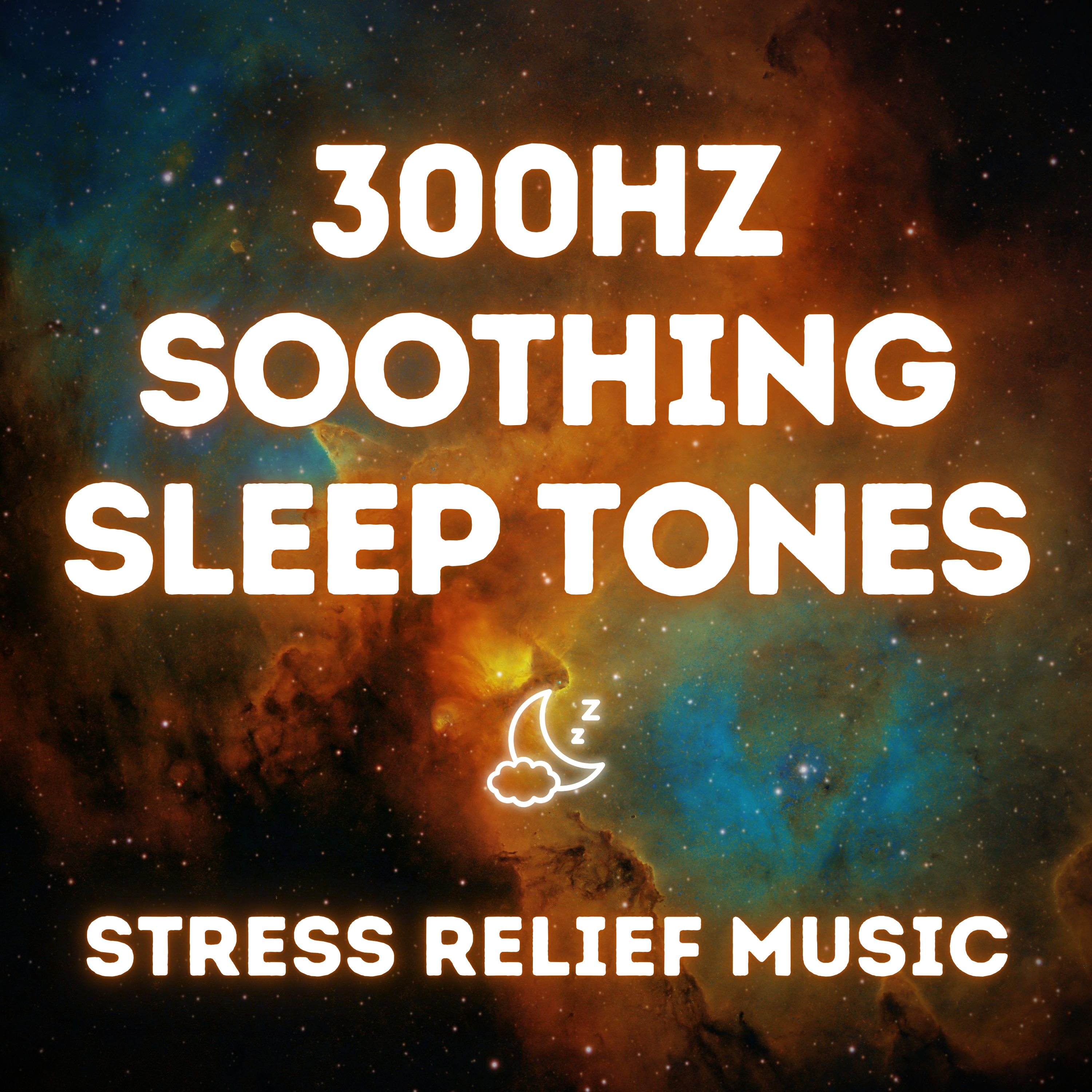 300 Hz Soothing Sleep Tones – Peaceful Night Music for Stress Relief