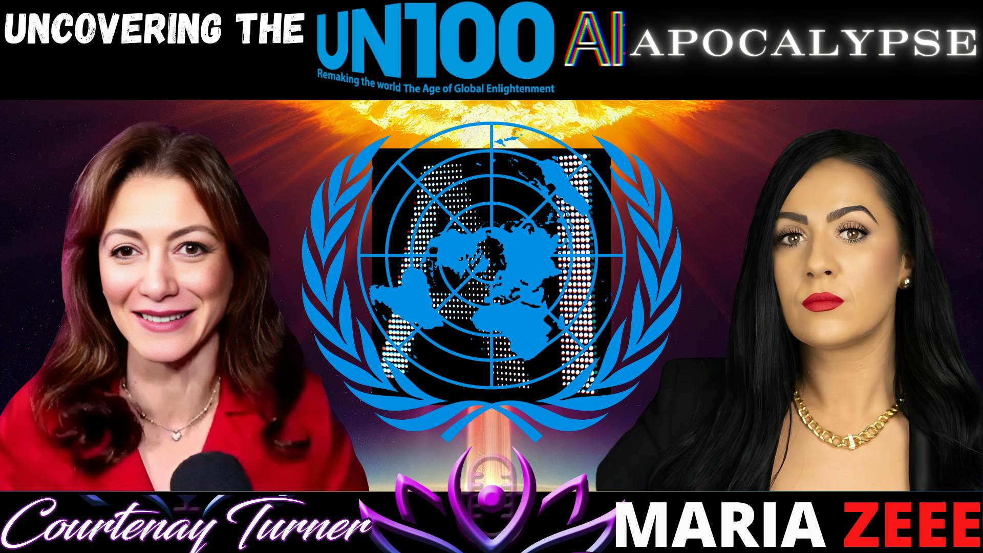 Ep.393: Uncovering The UN100 AI Apocalypse w/ Maria Zeee | The Courtenay Turner Podcast