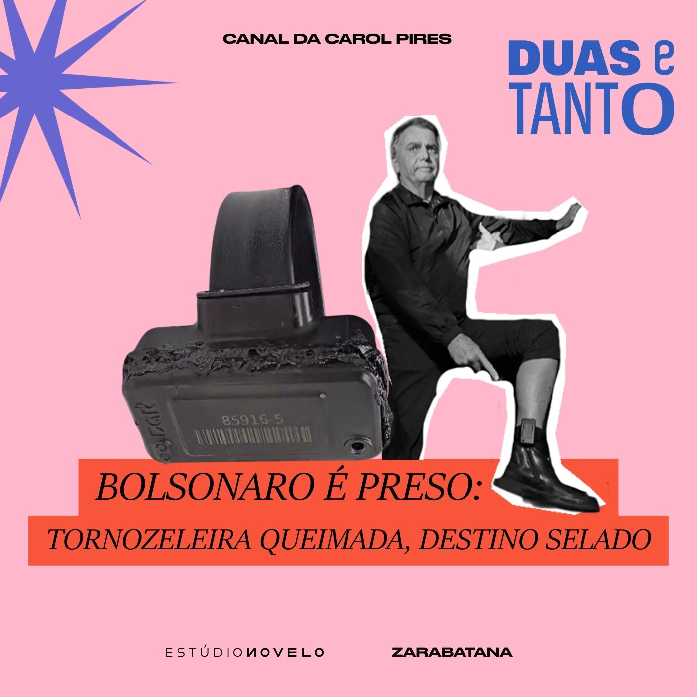 BOLSONARO É PRESO: tornozeleira queimada, destino selado