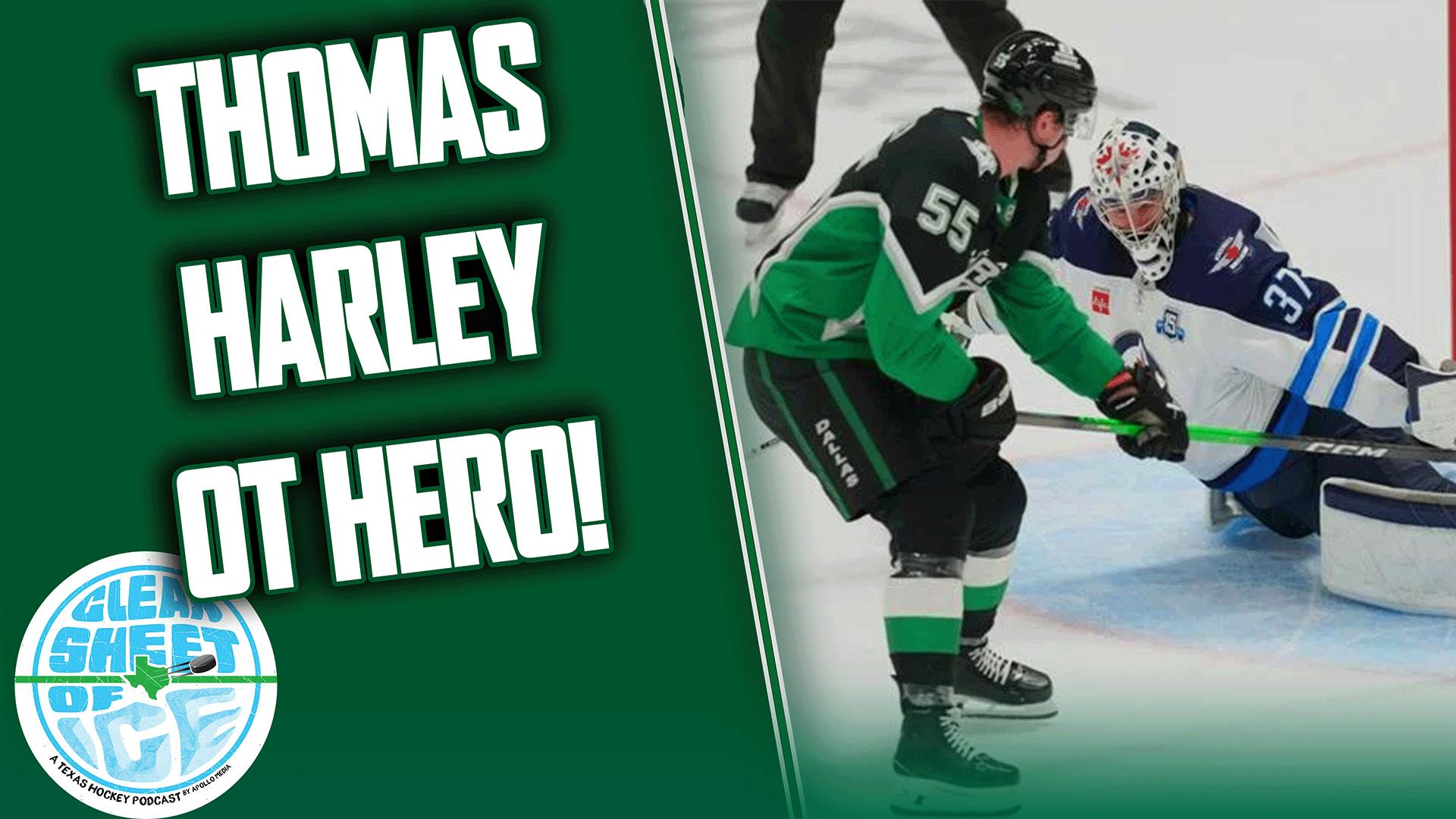 Thomas Harley Owns Connor Hellebuyck! Stars Beat Jets in Overtime! Thomas Harley Owns Connor Hellebuyck! Stars Beat Jets in Overtime!