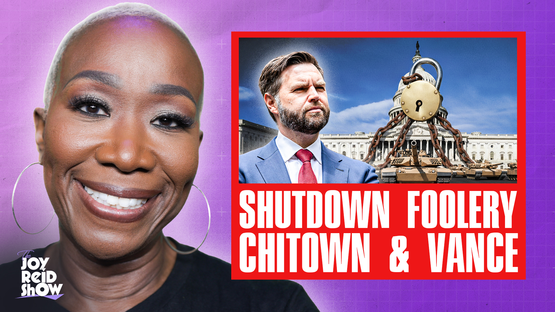 Shutdown shenanigans, Chitown & Vance | The Joy Reid Show LIVE! Oct 08, 2025