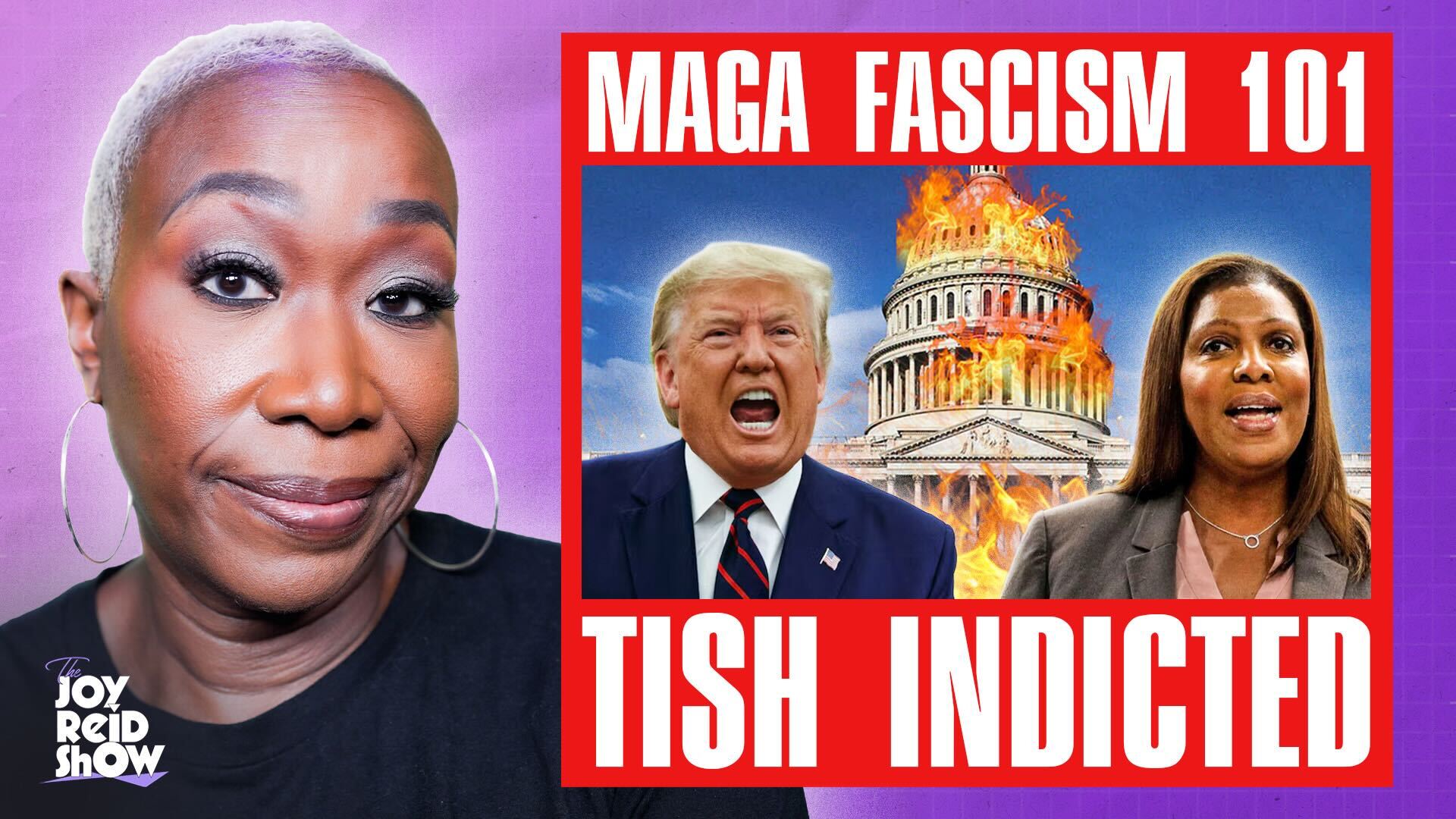 MAGA Fascism 101: Tish Indicted | The Joy Reid Show LIVE! Oct 10, 2025