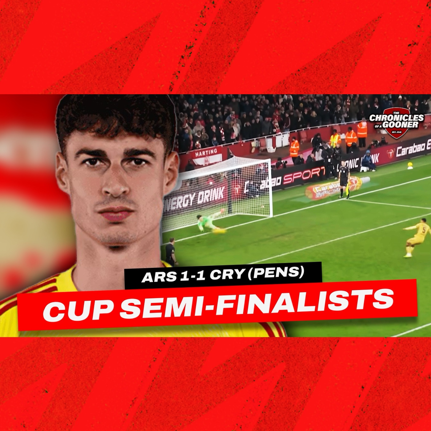 Arsenal defeat Crystal Palace to make Carabao Cup semi-finals!