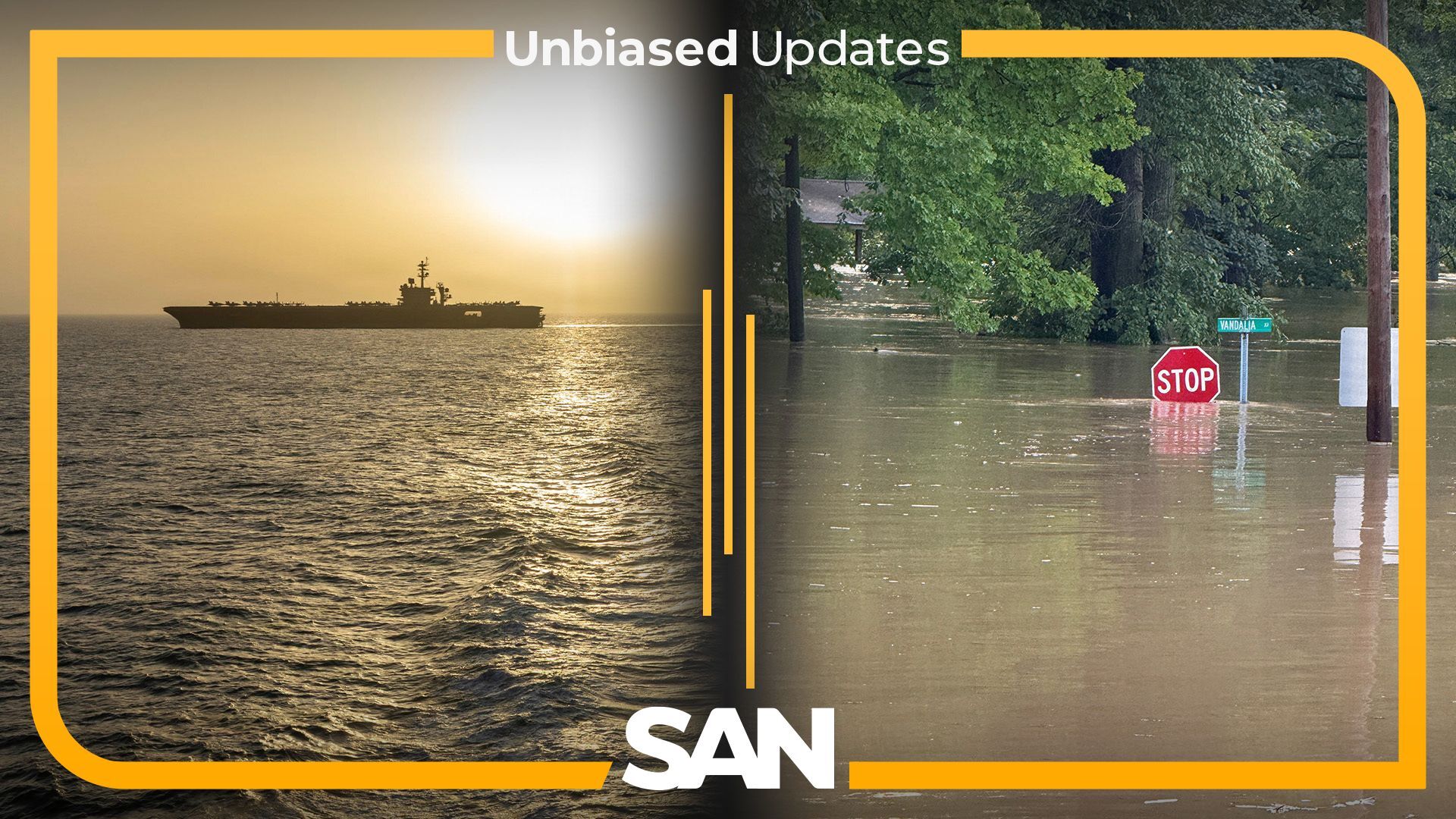 USS Lincoln crew strained by record deployment; Midwest flooding turns deadly episode artwork