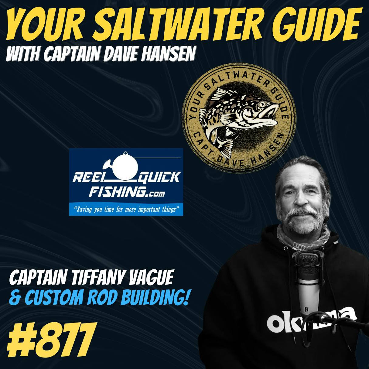 Custom Fishing Rods with Captain Tiffany Vague! #877 Custom Fishing Rods with Captain Tiffany Vague! #877