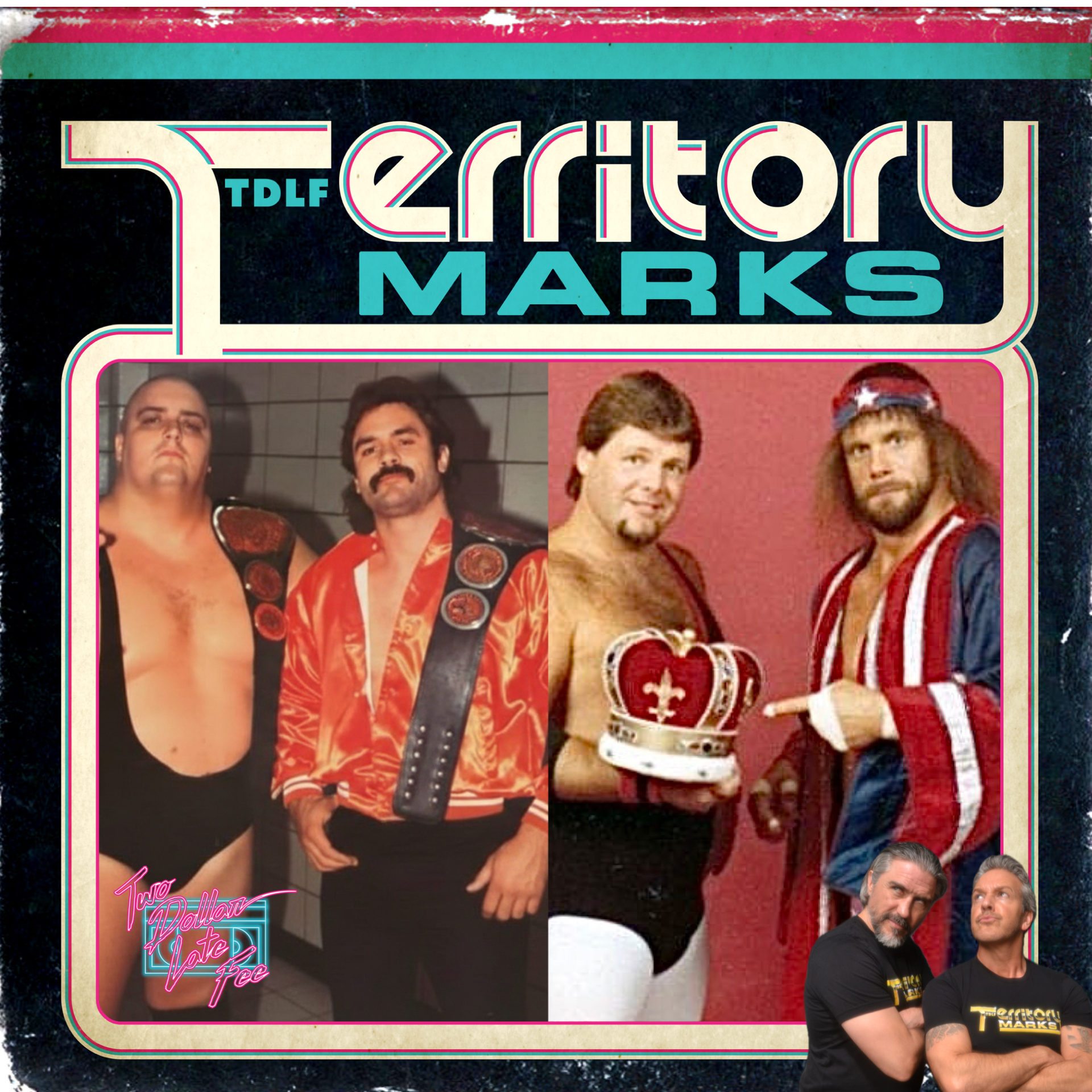 Territory Marks: “Ravishing” Rick Rude & King Kong Bundy vs Jerry “The King” Lawler & “Macho Man” Randy Savage "CWA" episode artwork