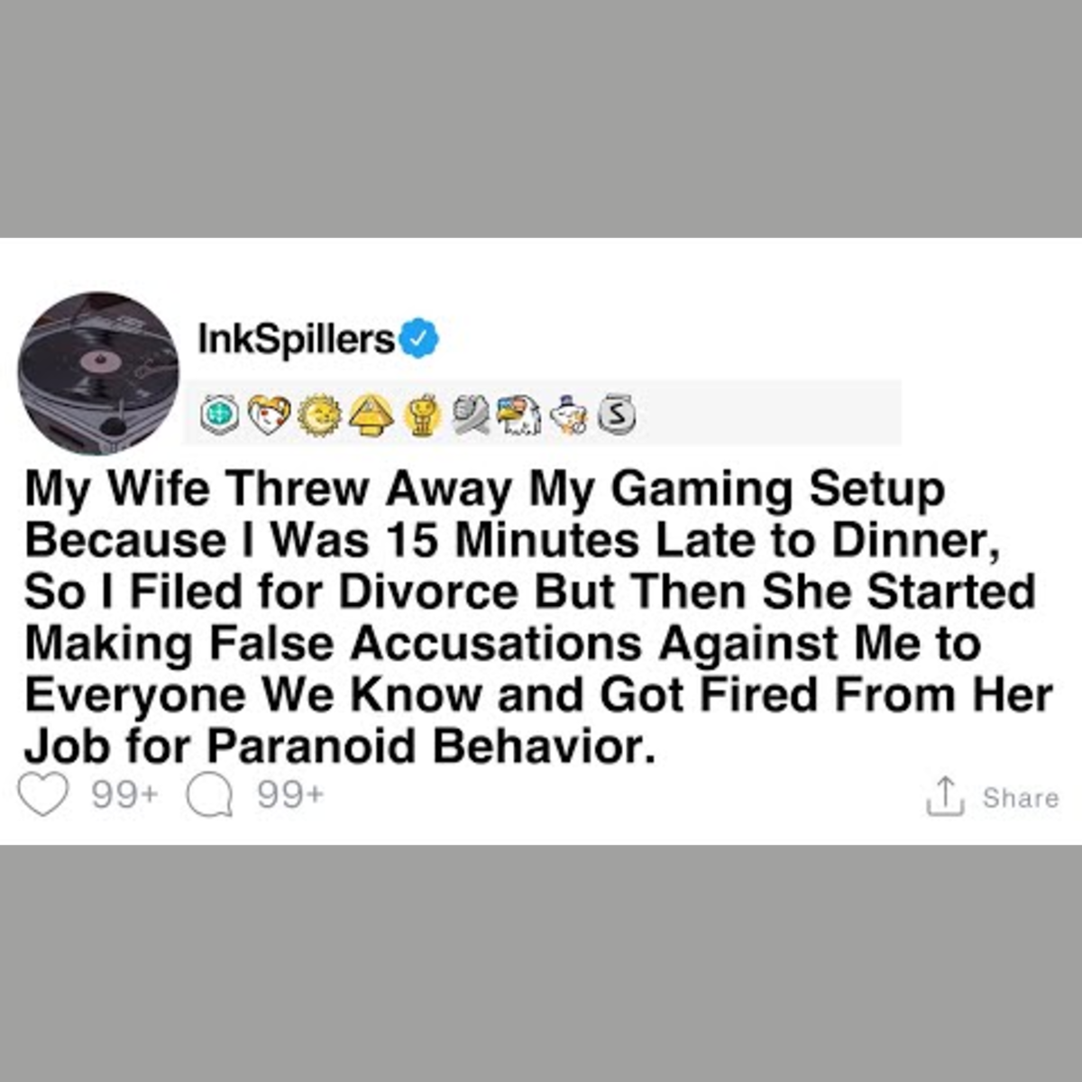 Wife Discards Gaming Setup, Husband Files for Divorce
