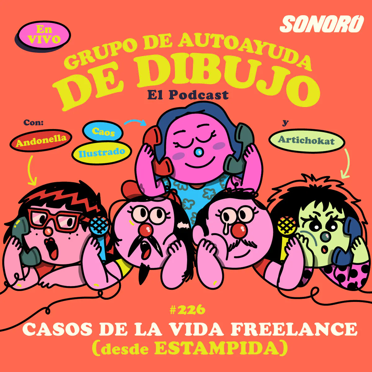 Ep. 226 - En VIVO desde Estampida - CASOS DE LA VIDA FREELANCE episode artwork