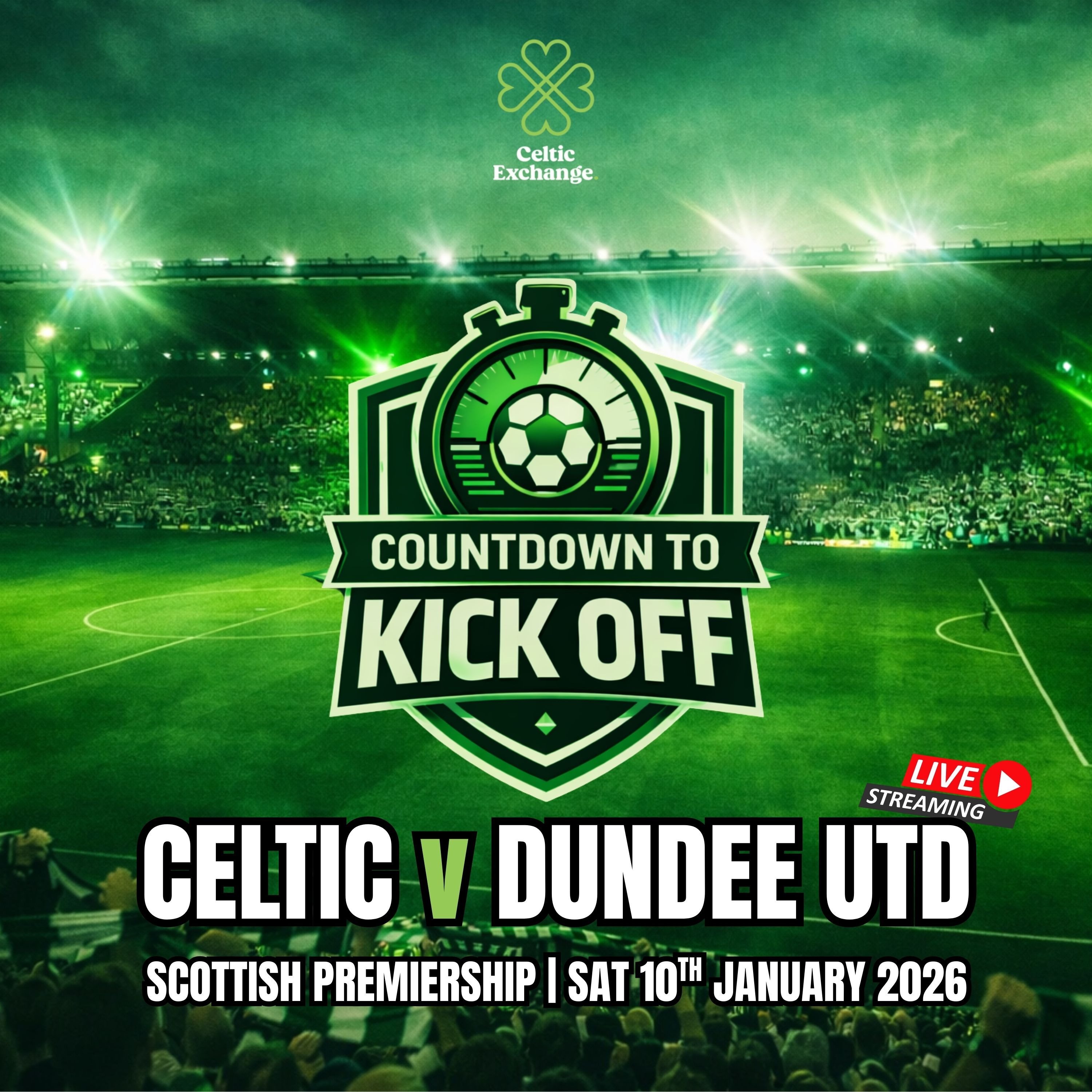 LIVE Countdown To Kick Off: O'Neill Aiming To Pick Up Where He Left Off v Dundee Utd  (Preview)