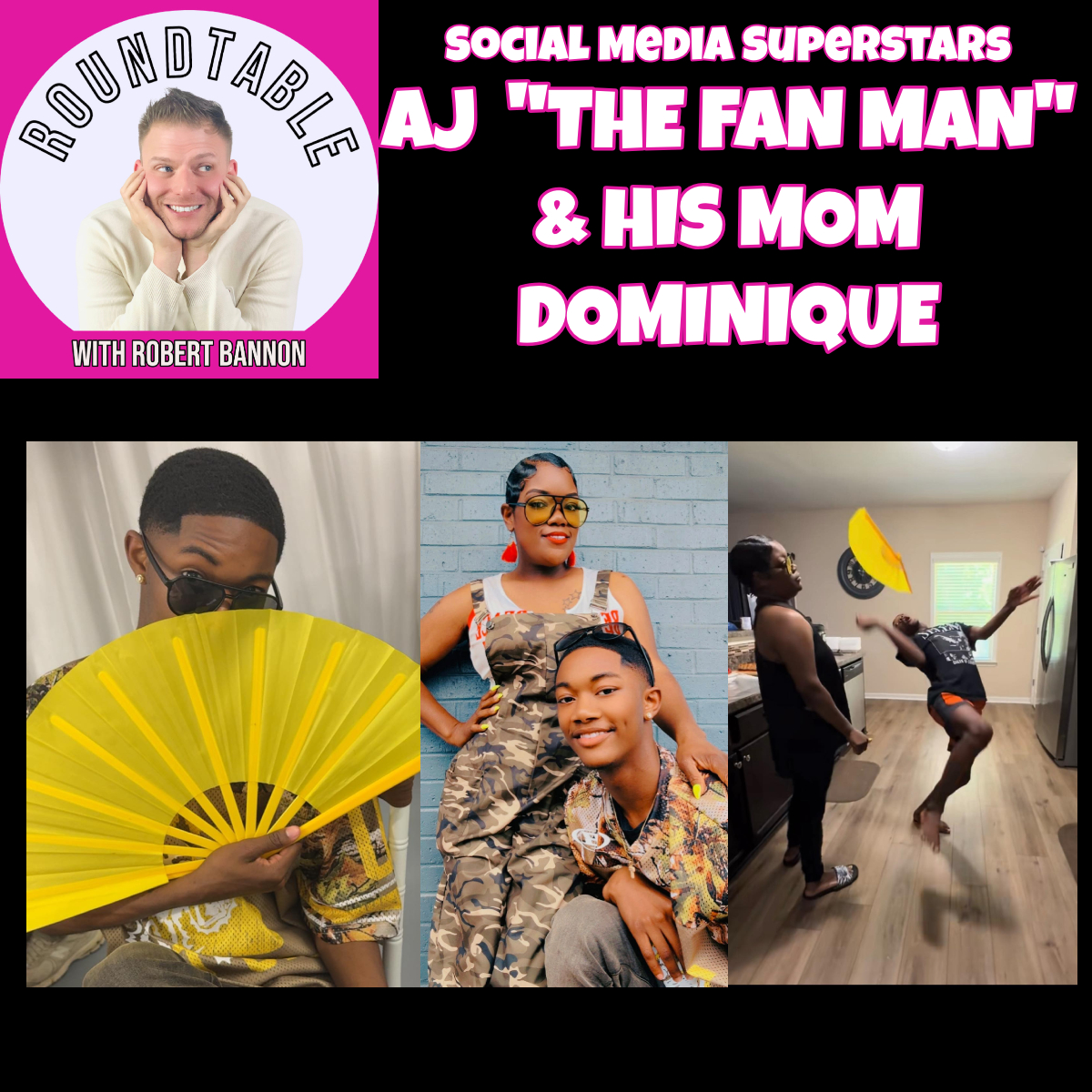 AJ The Fan Man & Momma Dominique Share Their Story Of Going Viral!