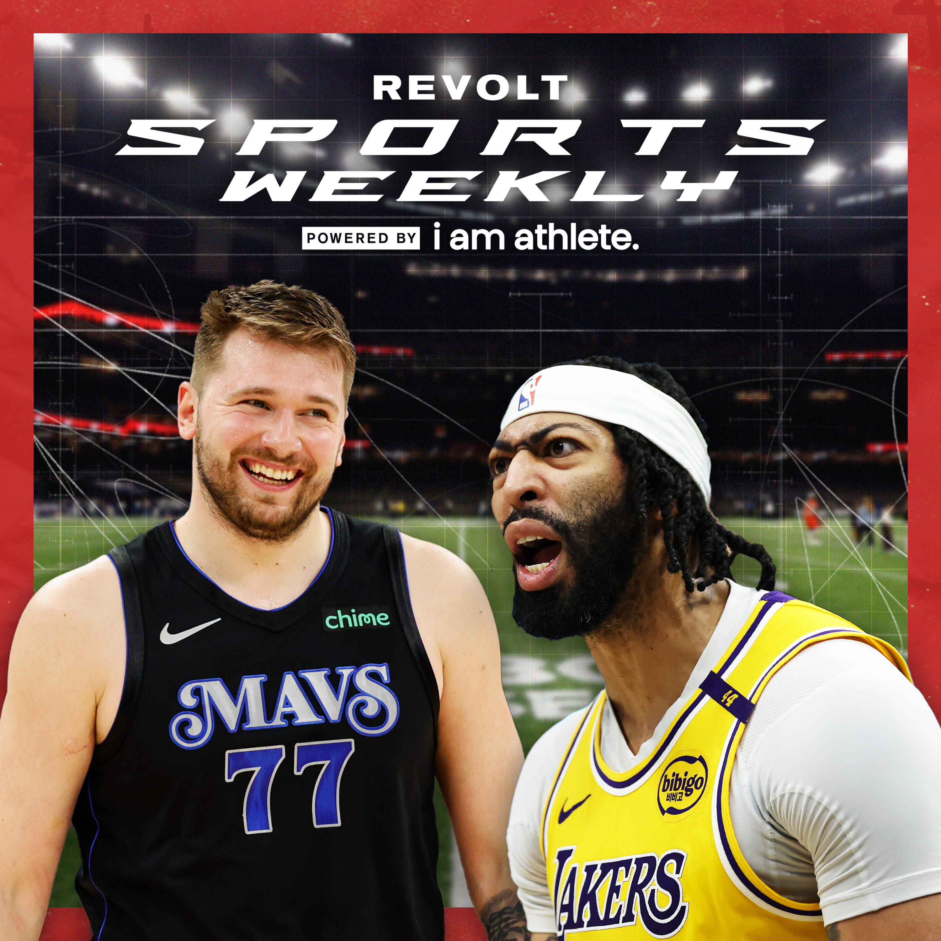 LeBron OUT? Luka to Lakers & Mahomes GOAT Debate | REVOLT Sports Weekly x I Am Athlete episode artwork