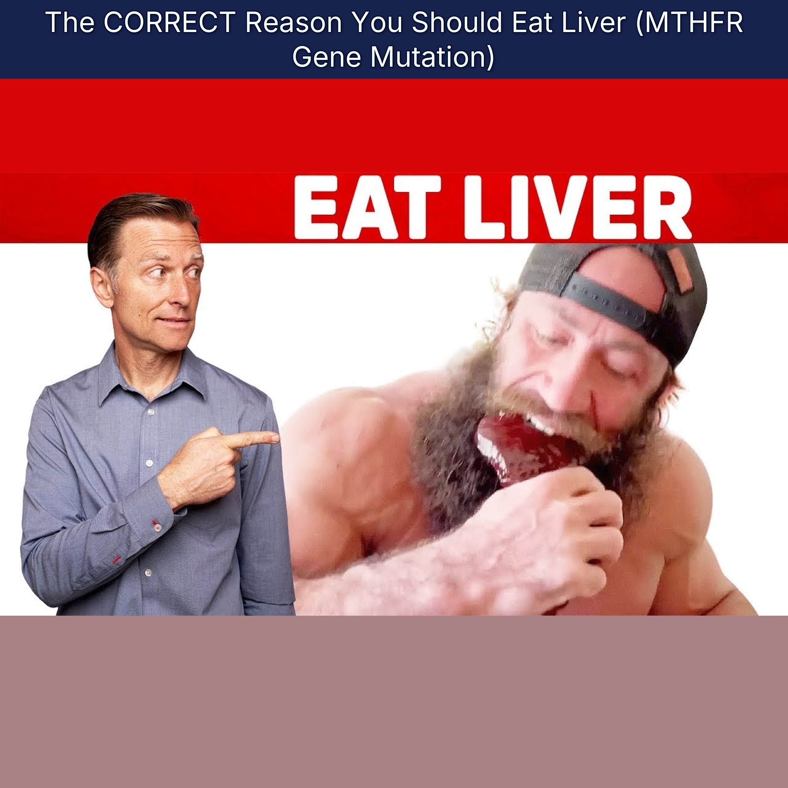 The CORRECT Reason You Should Eat Liver (MTHFR Gene Mutation) episode artwork