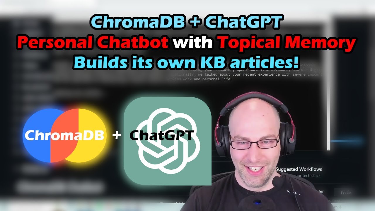 Private ChatGPT instance with ChromaDB backend, builds personal KB articles, updates User Profile! | Artificial Intelligence Masterclass