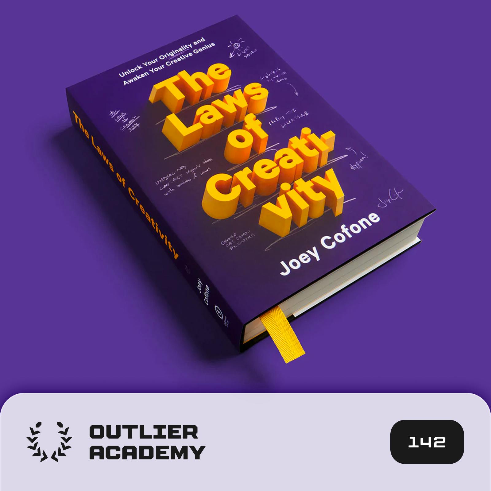 Best Books & Authors in 2022 – Joey Cofone (The Laws of Creativity: How to Unlock Your Originality and Awaken Your Creative Genius)