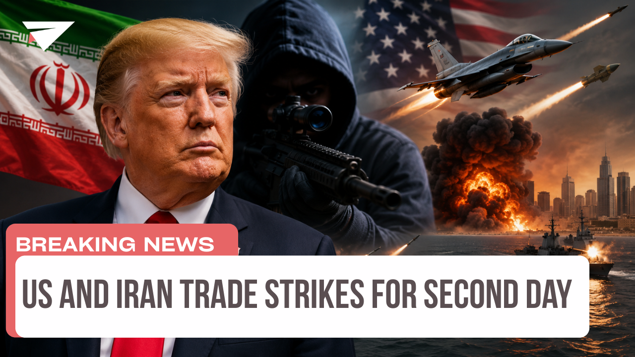 US and Iran Trade Strikes for Second Day, Breaking News