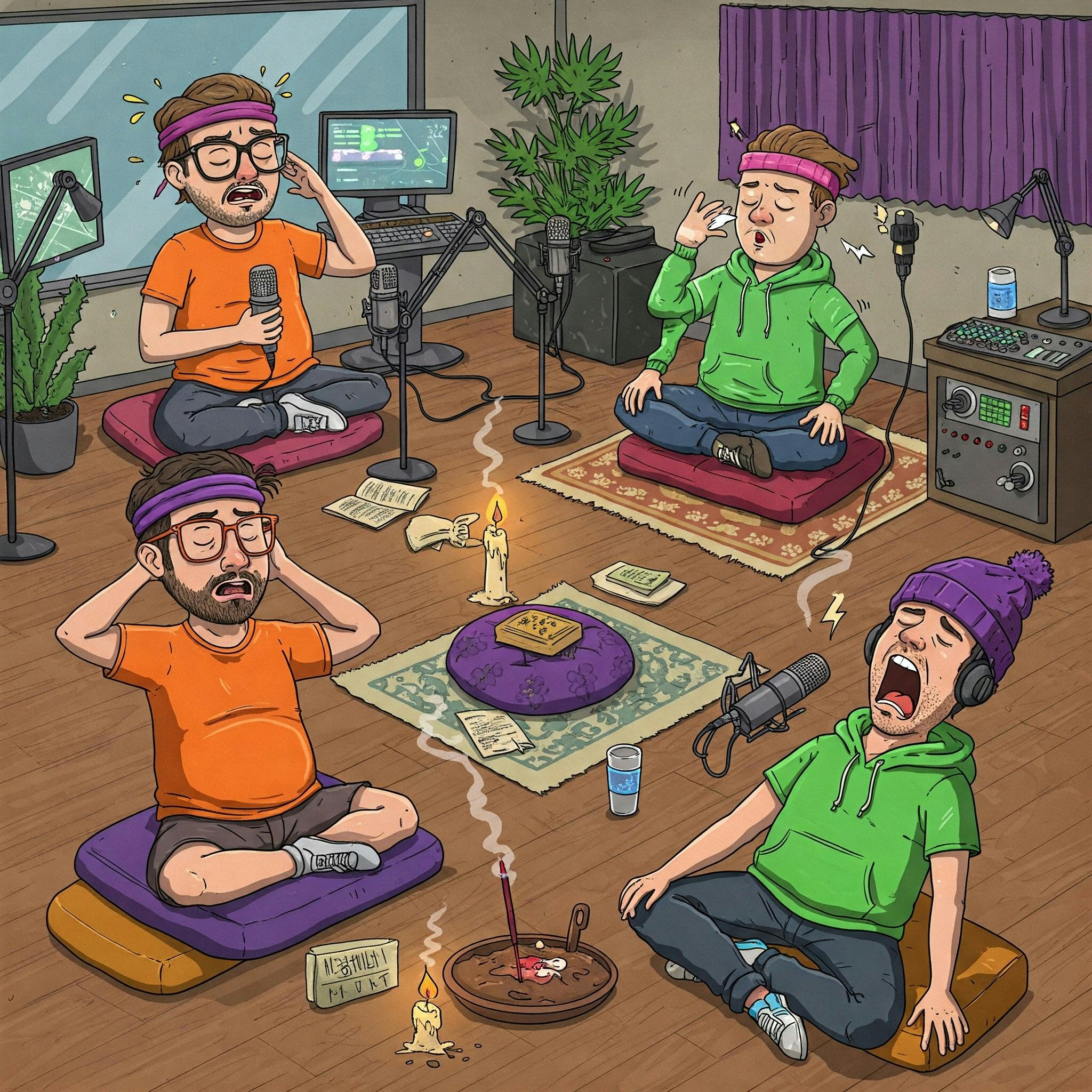 330 - The Elders discuss Jed's "God's not Dead" moment, philosophy, tariffs, meditation, and "the Silence"