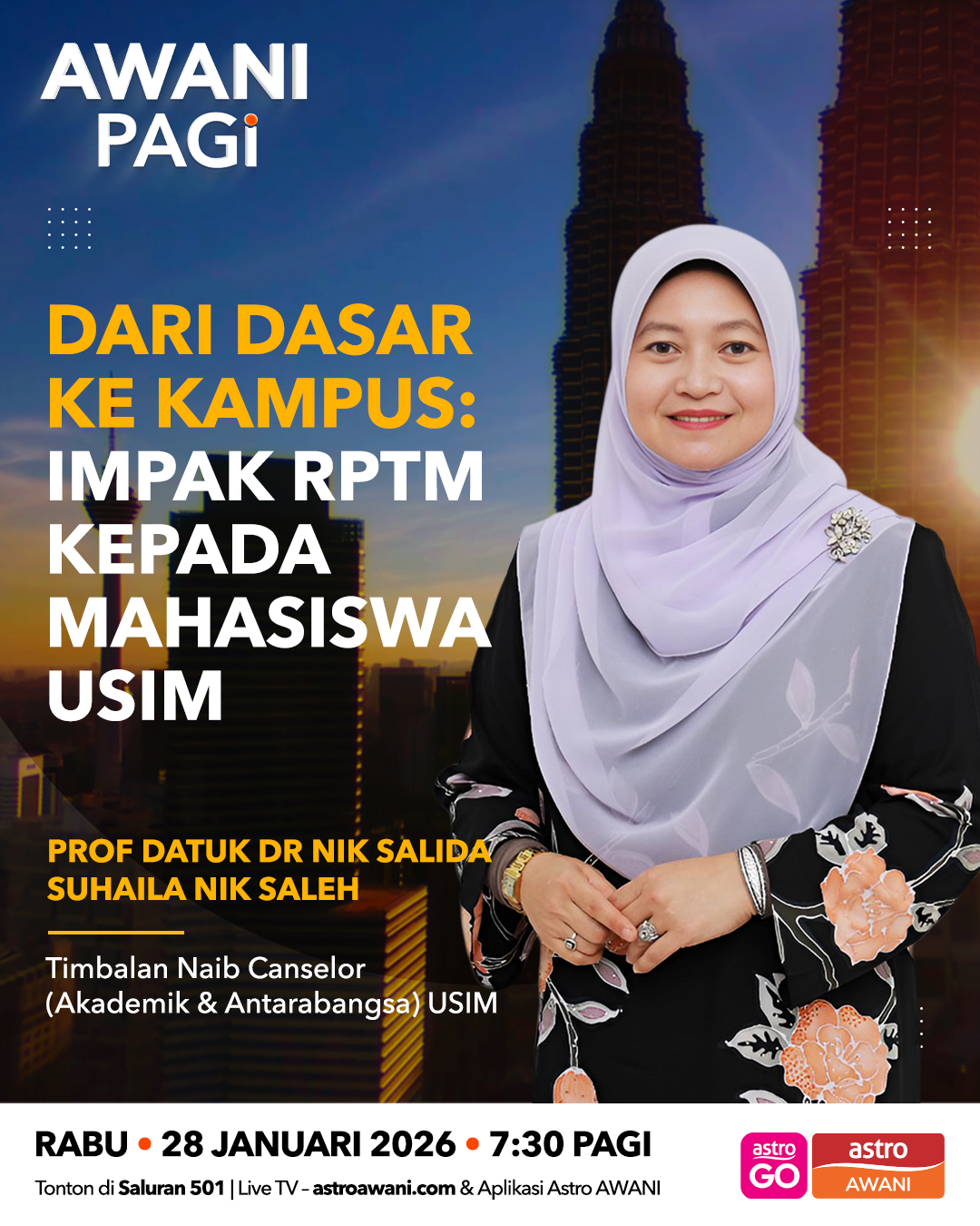 AWANI Pagi: Dari dasar ke kampus | Impak RPTM kepada mahasiswa USIM