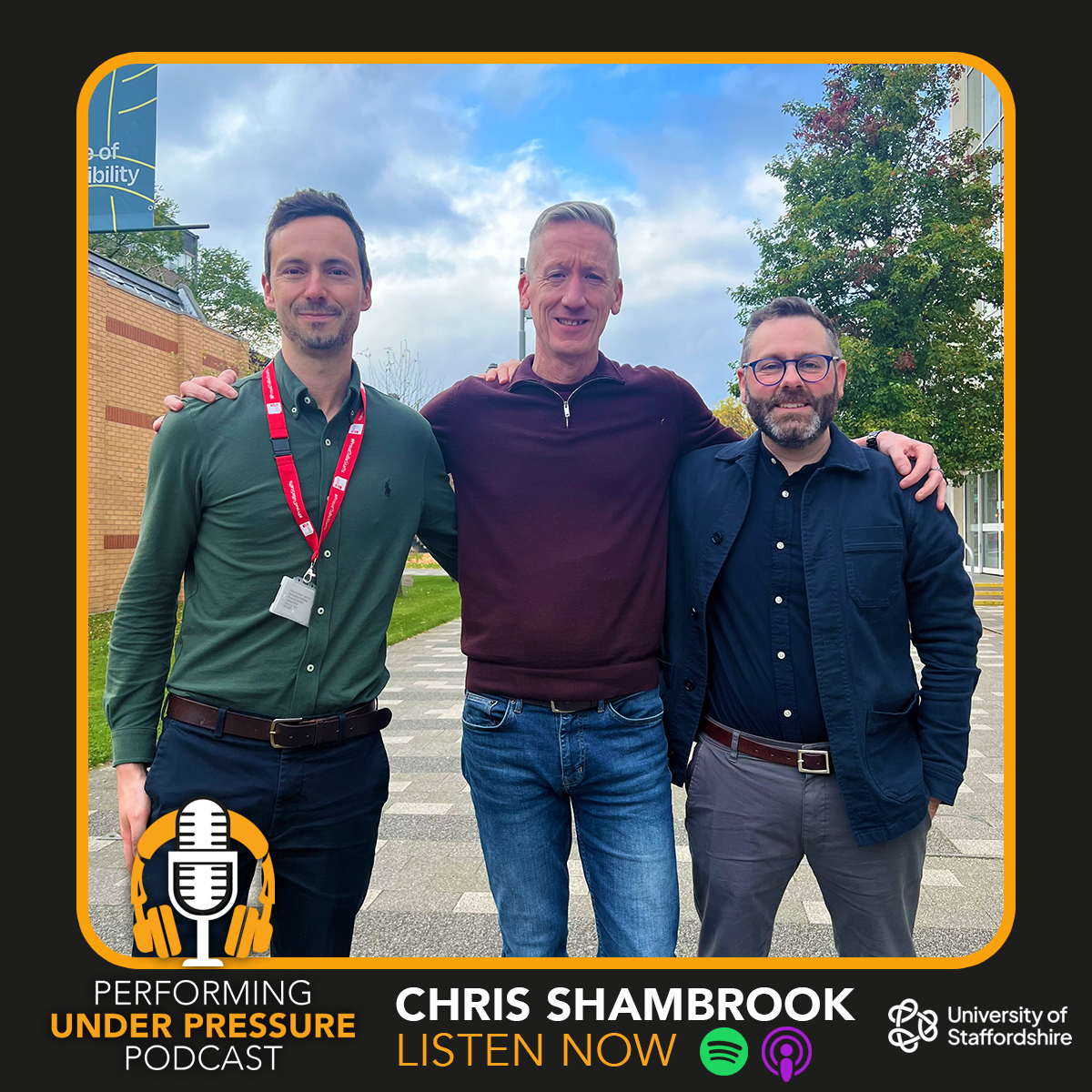 University of Staffordshire\'s Performing Under Pressure Podcast