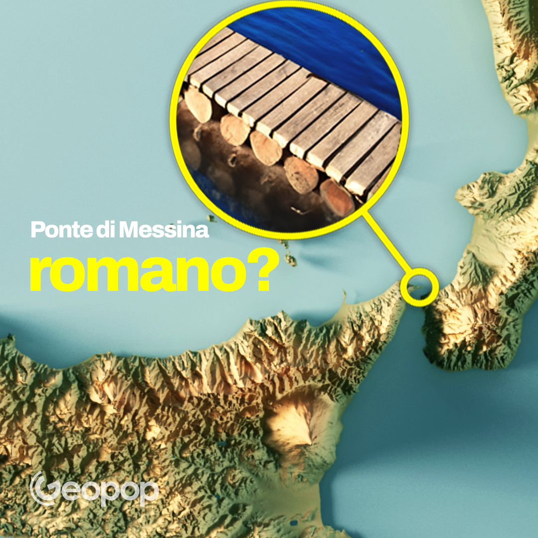 Il ponte romano sullo Stretto di Messina