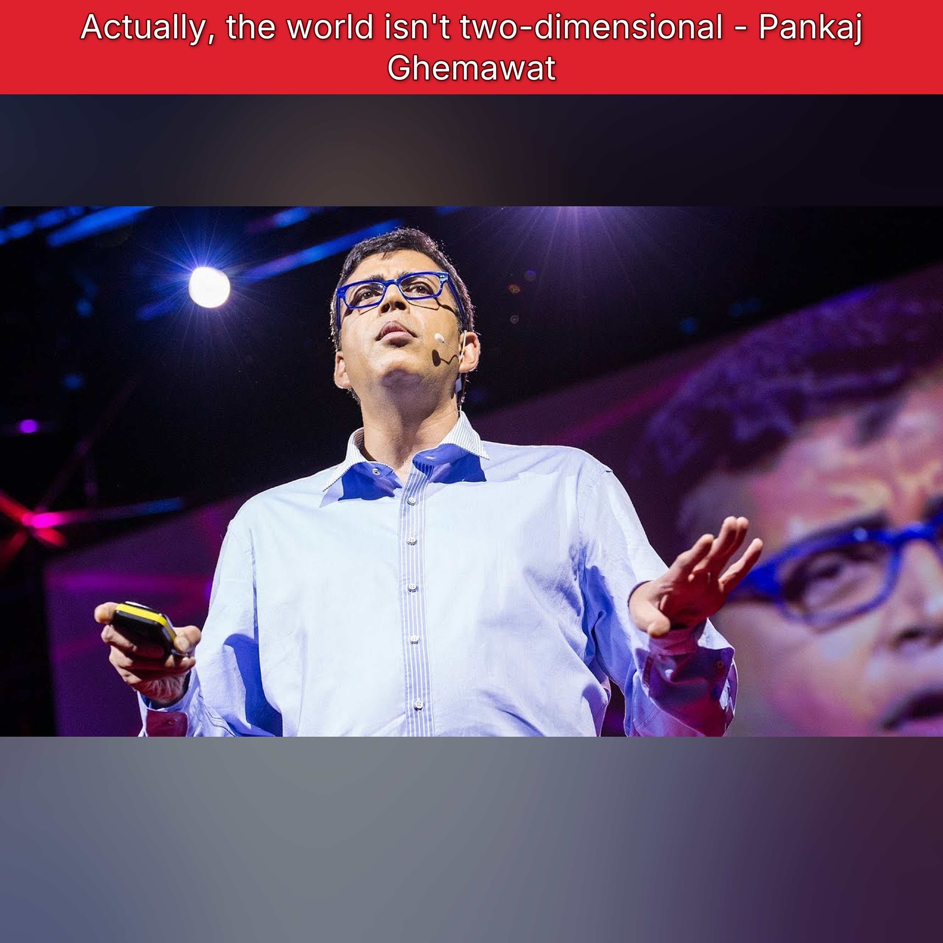 Actually, the world isn't two-dimensional - Pankaj Ghemawat episode artwork