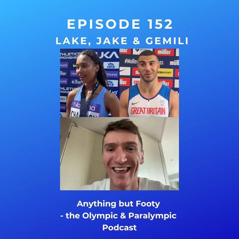#152 Morgan Lake, Jake & Gemili World Athletic Championships episode artwork