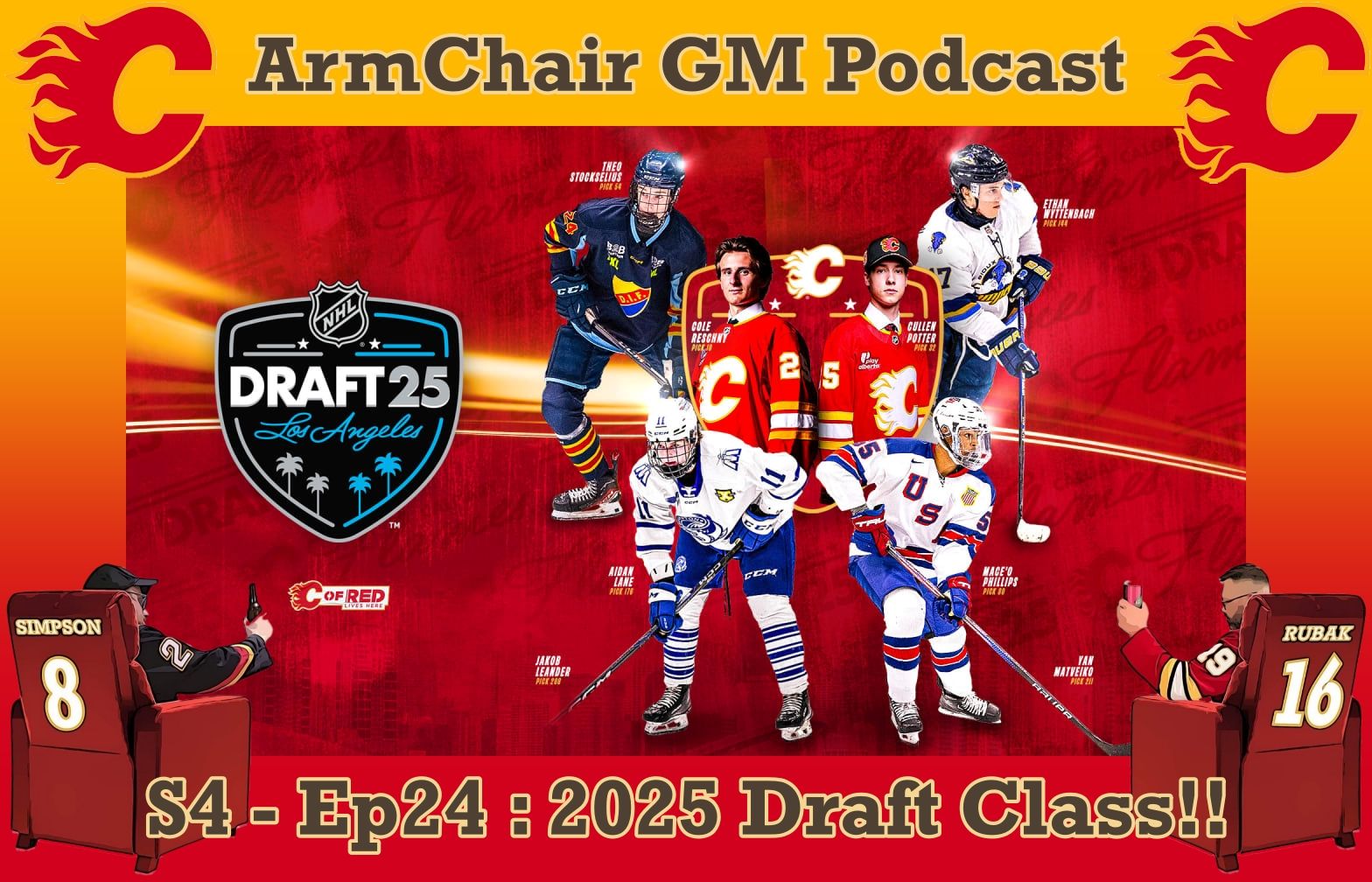 #YYC #Flames 2025 Draft Class!!