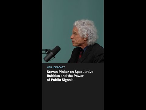 Steven Pinker on Speculative Bubbles and the Power of Public Signals