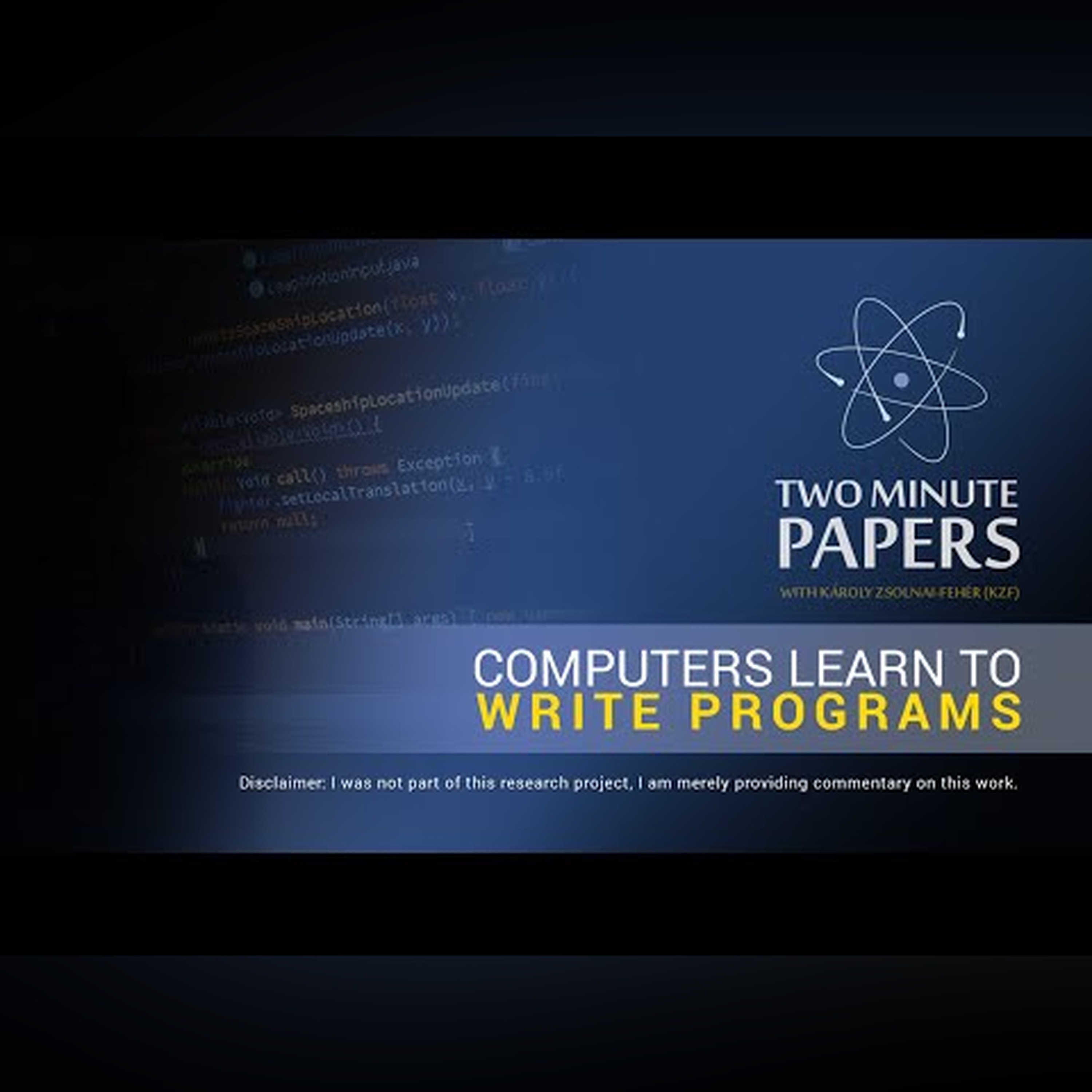 Neural Programmer-Interpreters Learn To Write Programs | Two Minute Papers #34 episode artwork
