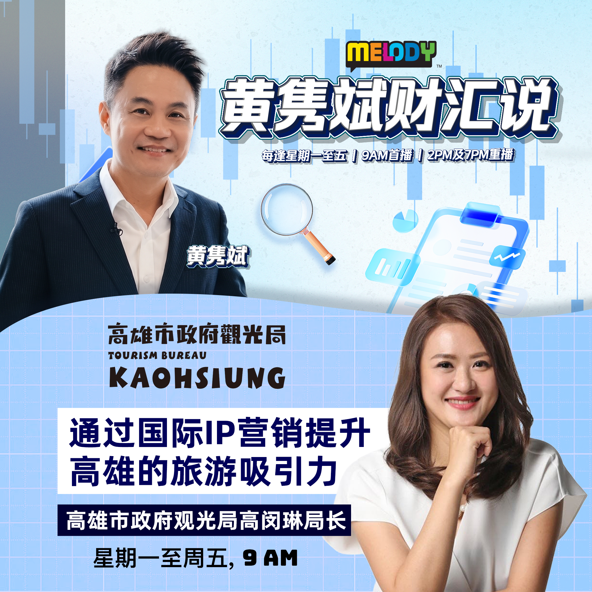 MELODY｜专访高雄观光局局长高闵琳：台积电、Nvidia，Cold Play都要它！高雄用永续指标完整它的“快乐经济”｜财汇说 20260710