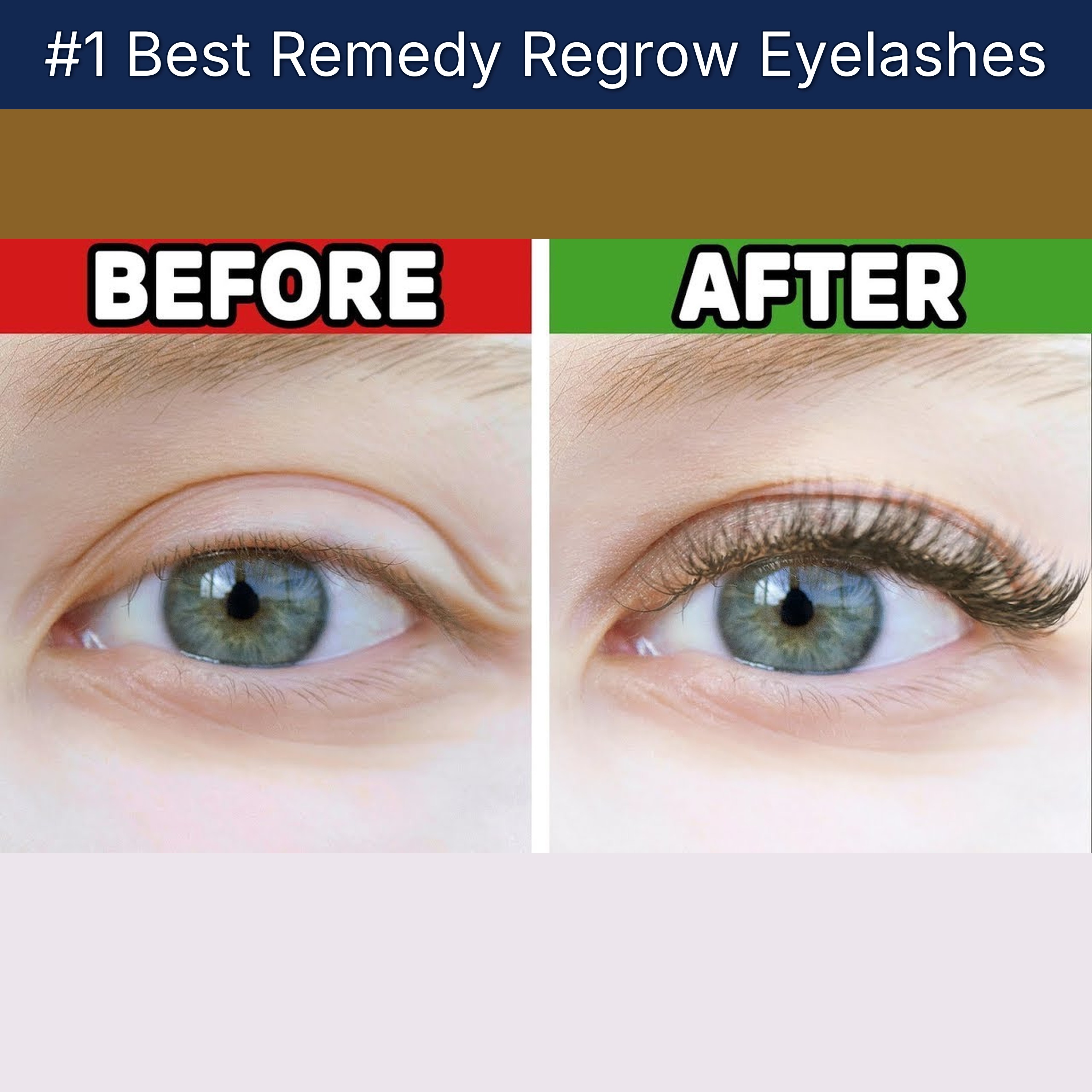 #1 Best Remedy Regrow Eyelashes