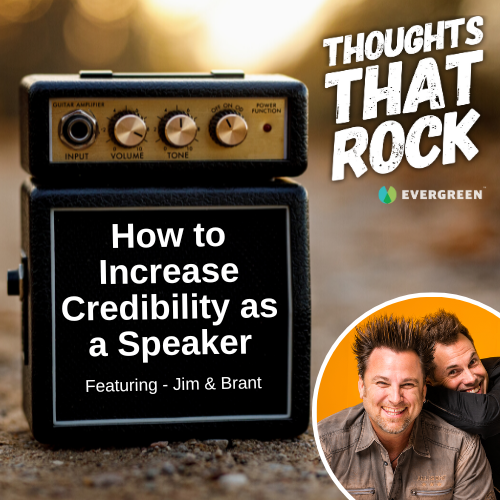 Ep 175 - HOW TO INCREASE CREDIBILITY AS A SPEAKER (w/ Jim & Brant)