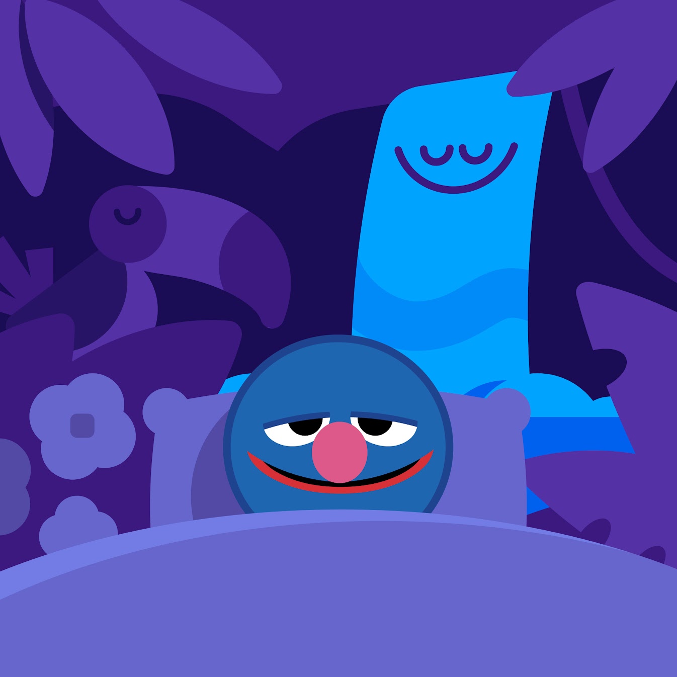 Grover Explores the Jungle