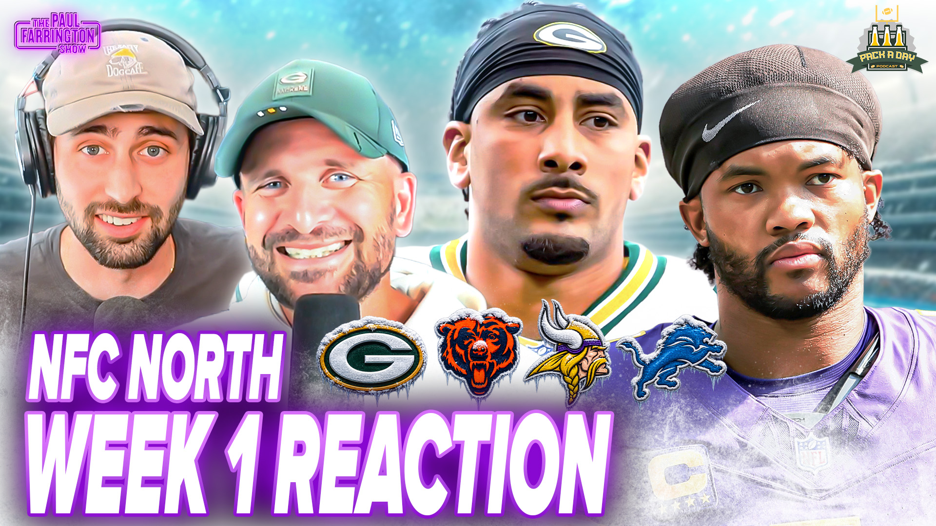 NFC North Week 1 Reaction: Packers-Vikings REF CONTROVERSY, LaFleur's HOT seat, Kyler Murray HURT episode artwork