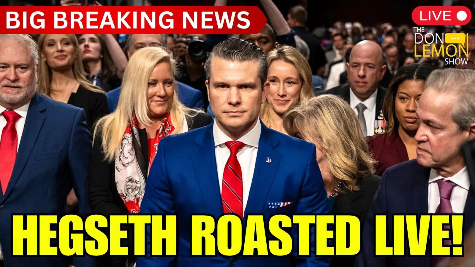 Pete Hegseth ROASTED LIVE! episode artwork