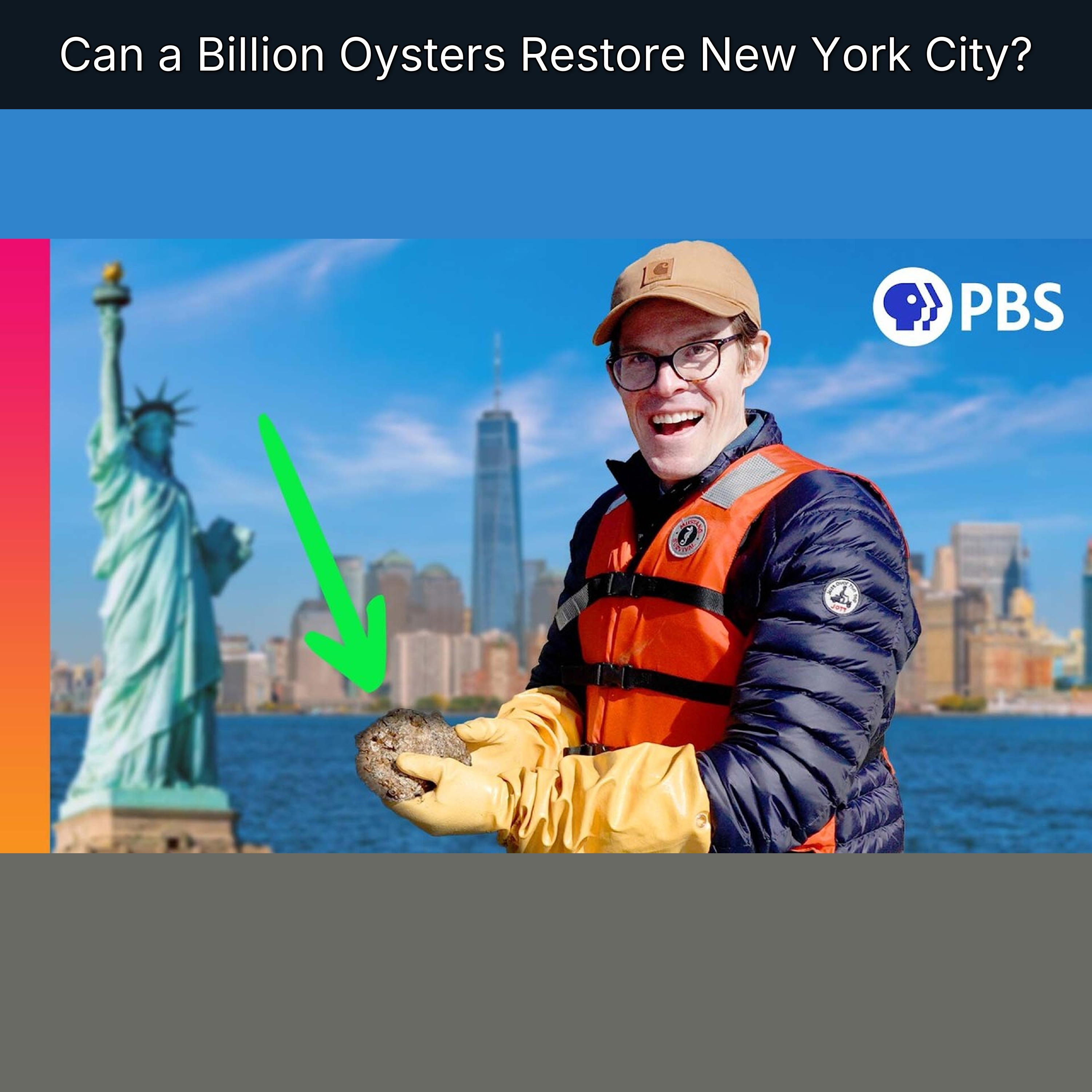 Can a Billion Oysters Restore New York City? episode artwork