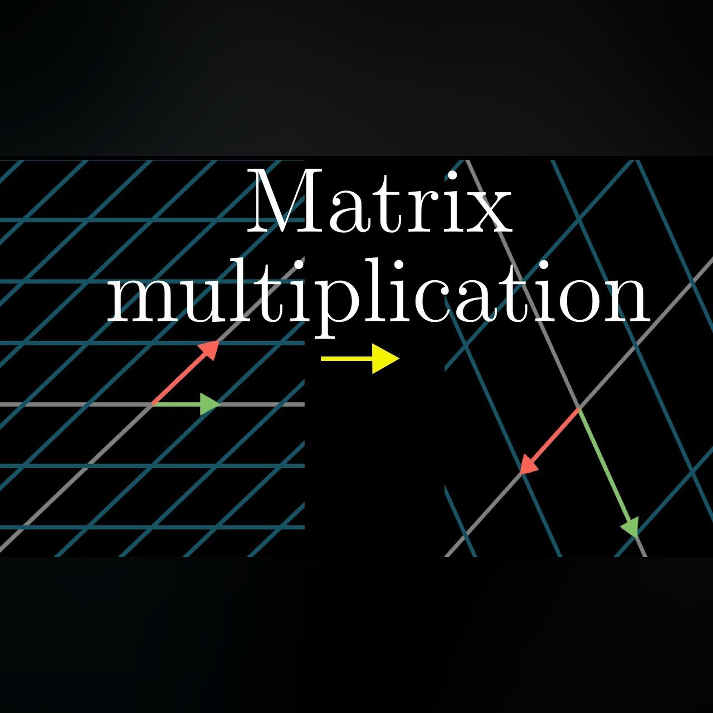 Matrix multiplication as composition | Chapter 4, Essence of linear algebra episode artwork