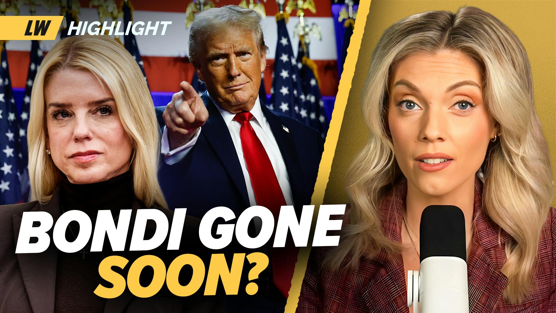 Trump FRUSTRATED with Pam Bondi Trump FRUSTRATED with Pam Bondi