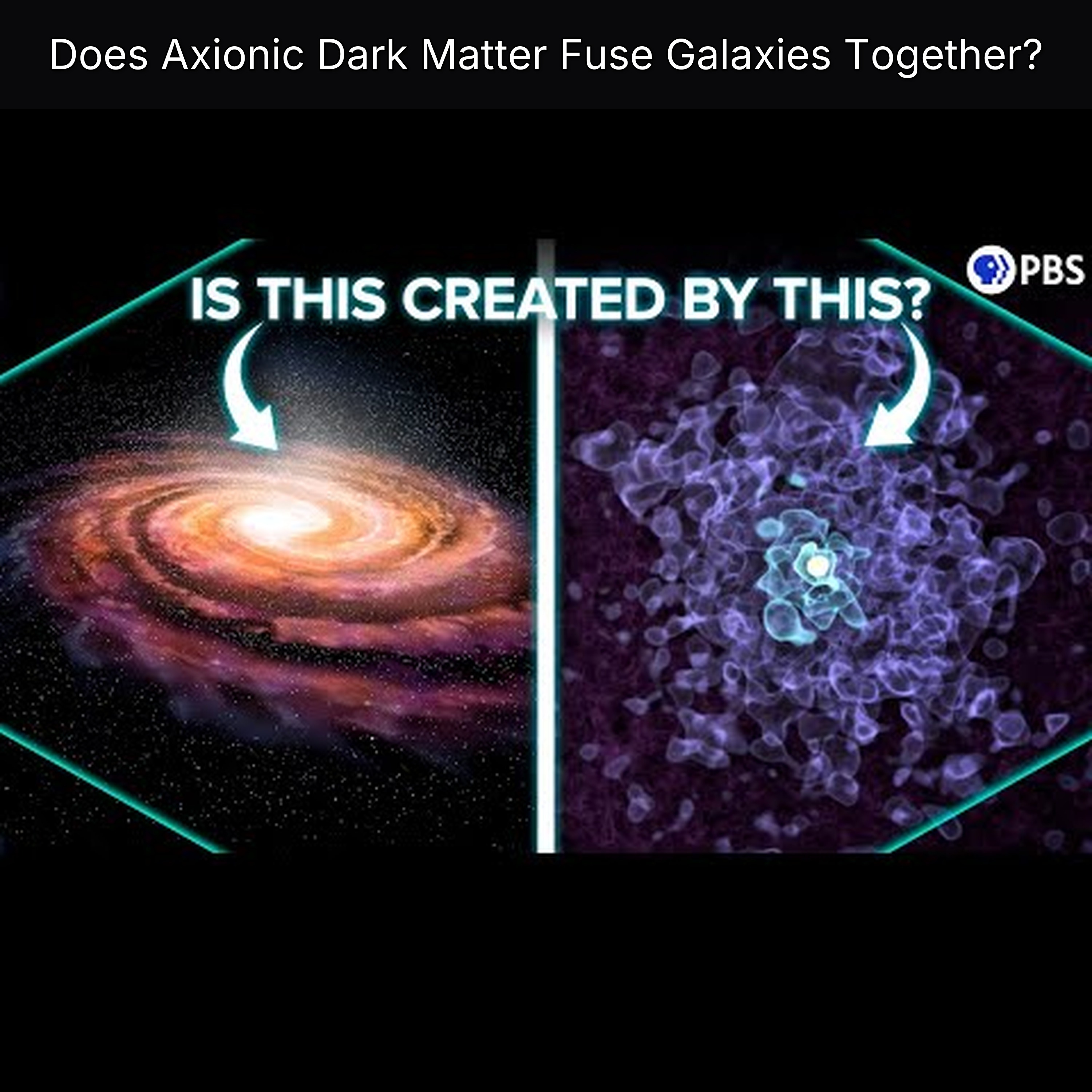 Does Axionic Dark Matter Fuse Galaxies Together?