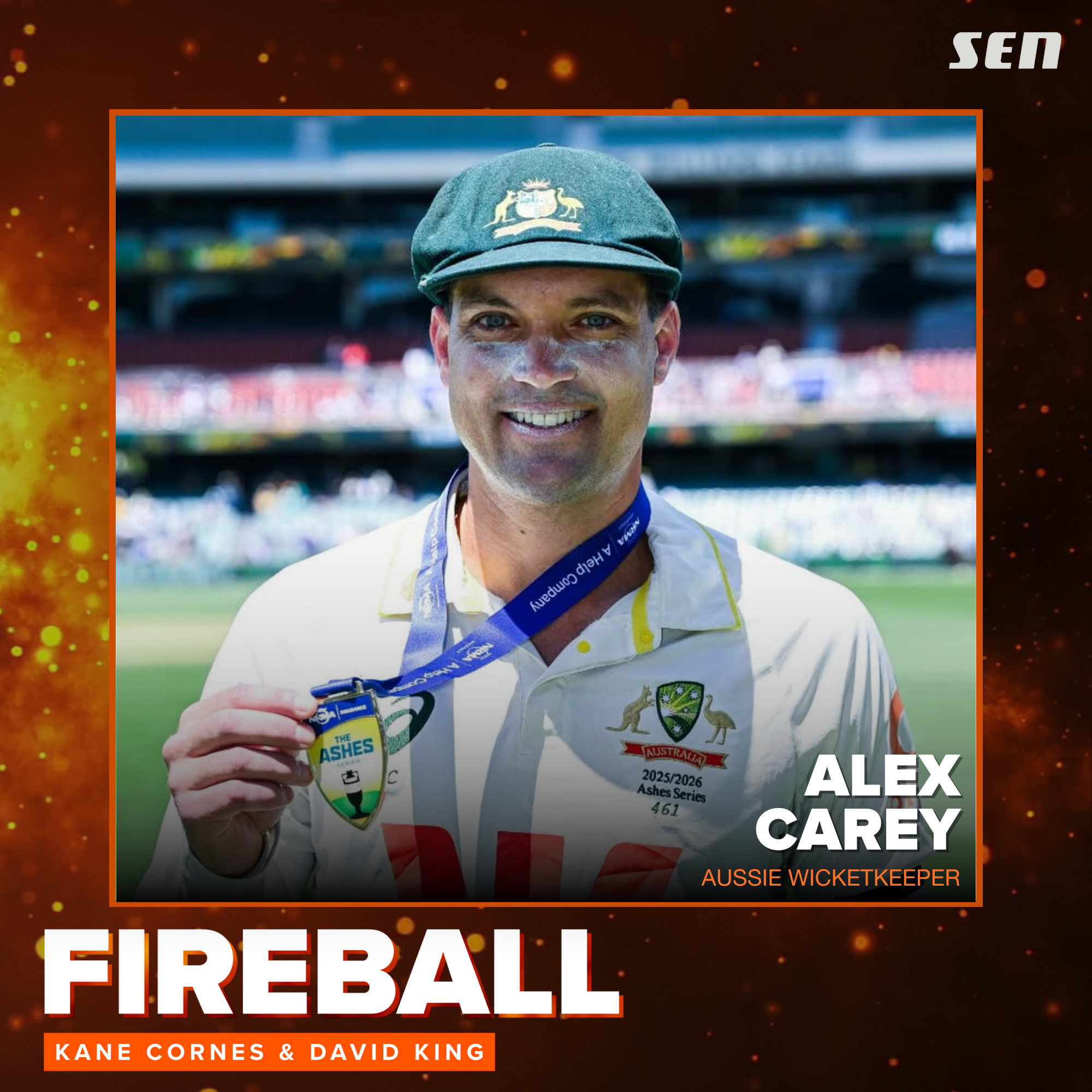 Australian wicketkeeper Alex Carey (09.02.26)