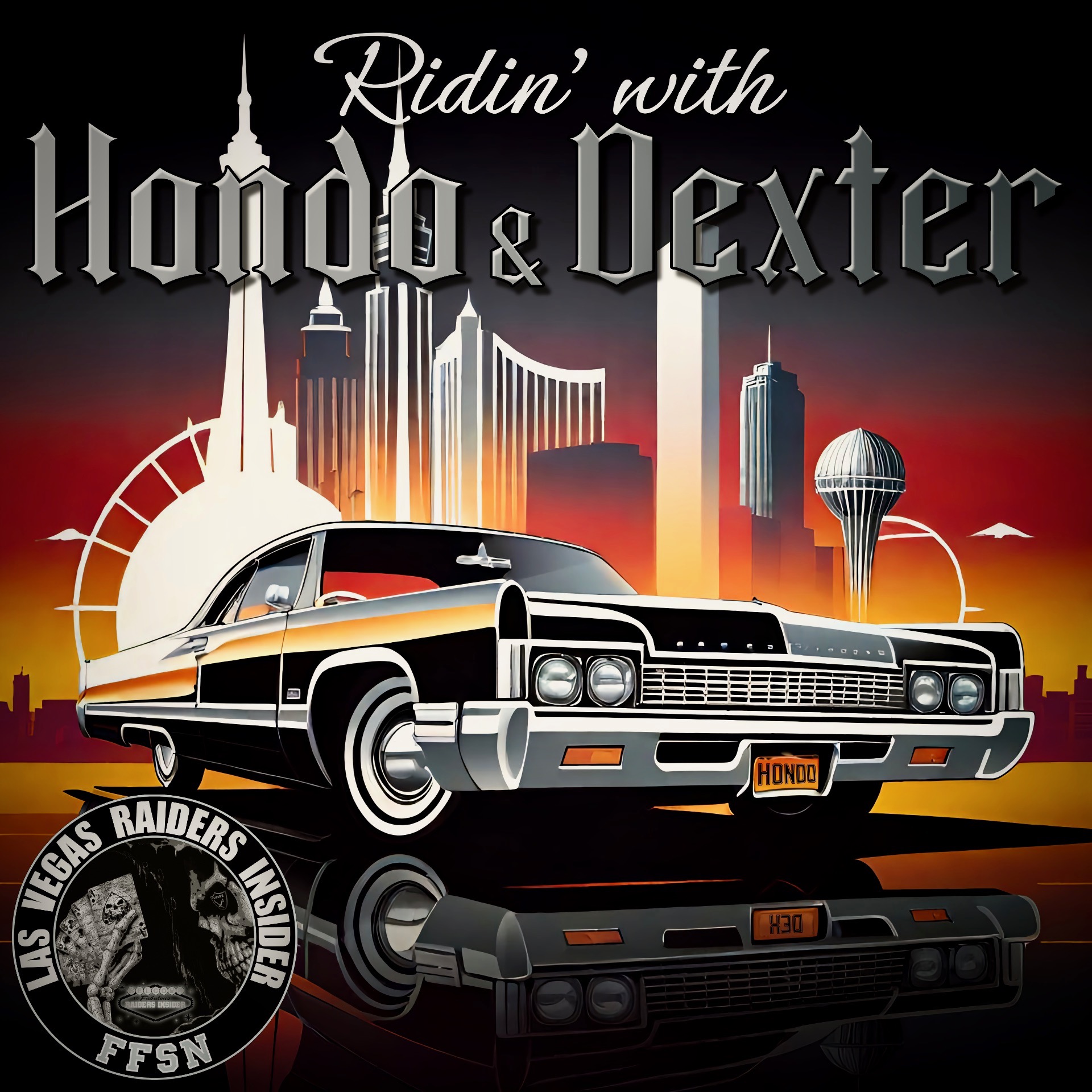 Ridin' w/ Hondo and Dexter, an FFSN Las Vegas Raiders Audio Exclusive: We're Off to See the Ravens episode artwork
