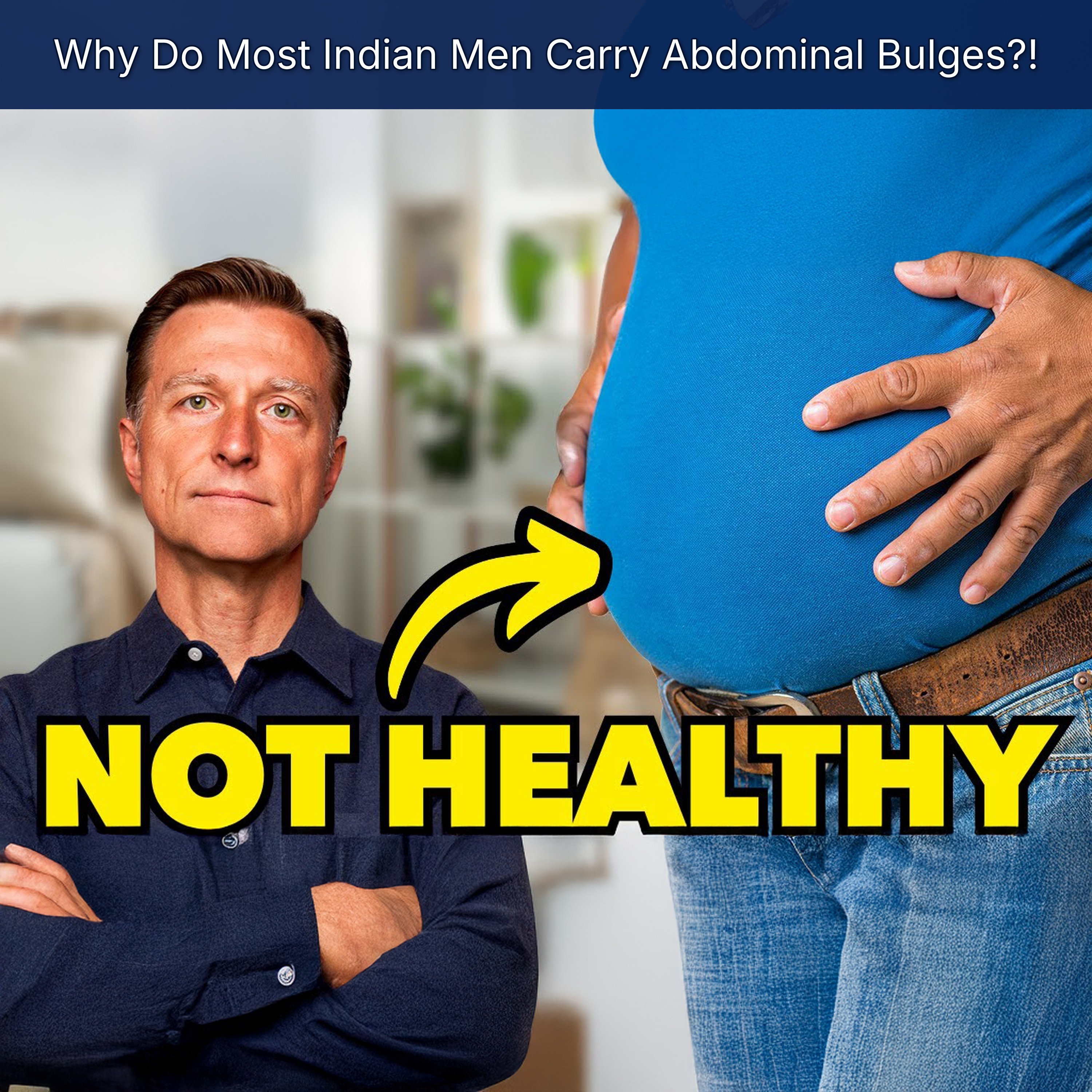 Why Do Most Indian Men Carry Abdominal Bulges?! episode artwork