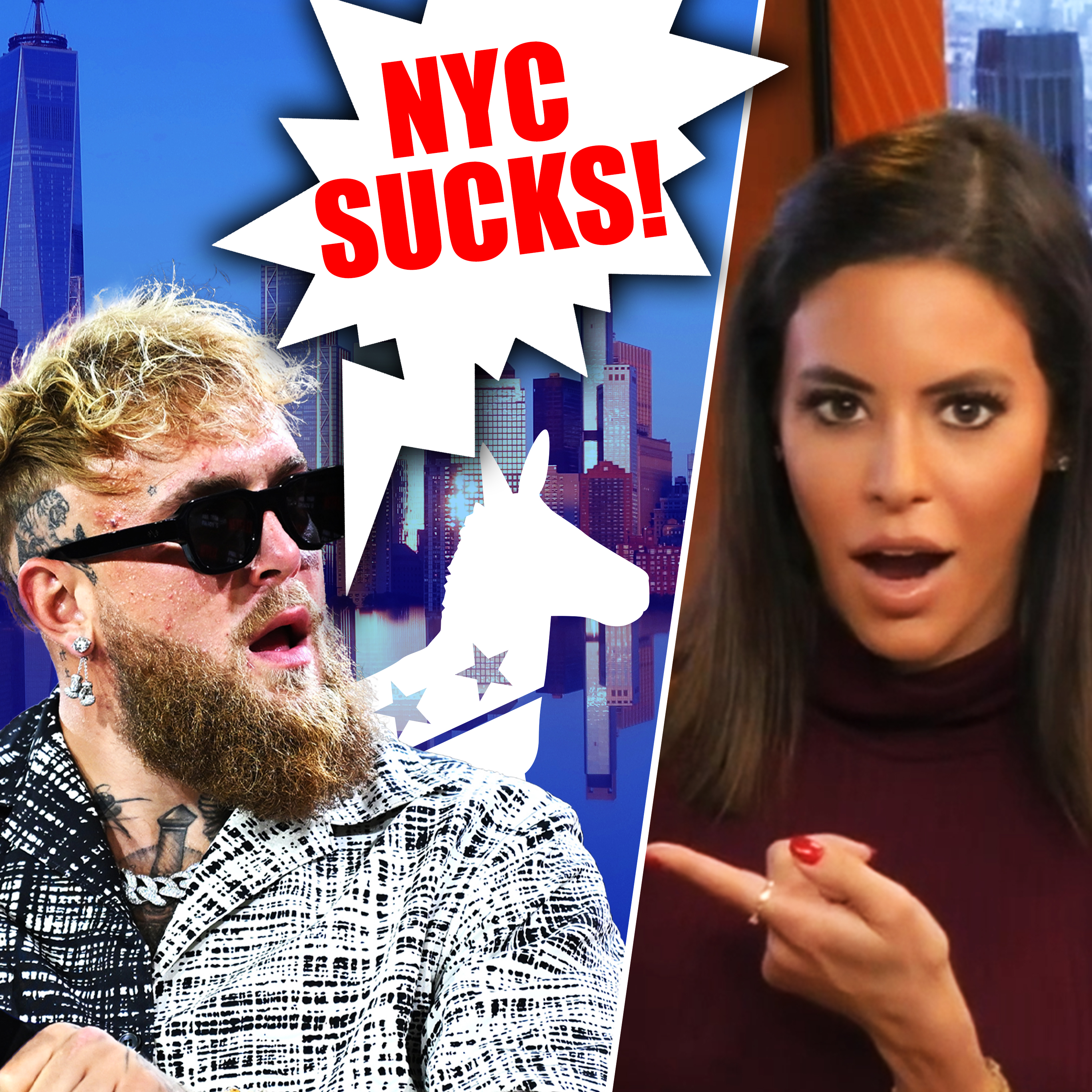 Jake Paul SHOVES Mike Tyson, SLAMS ‘Dumb’ Democrat NYC +April Hutchinson | episode artwork