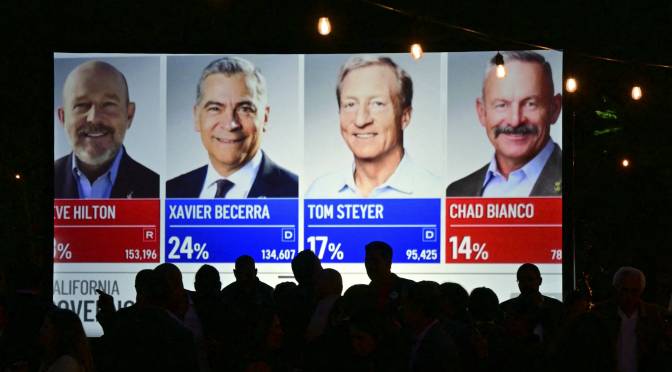 Race Too Close to Call for California Governor