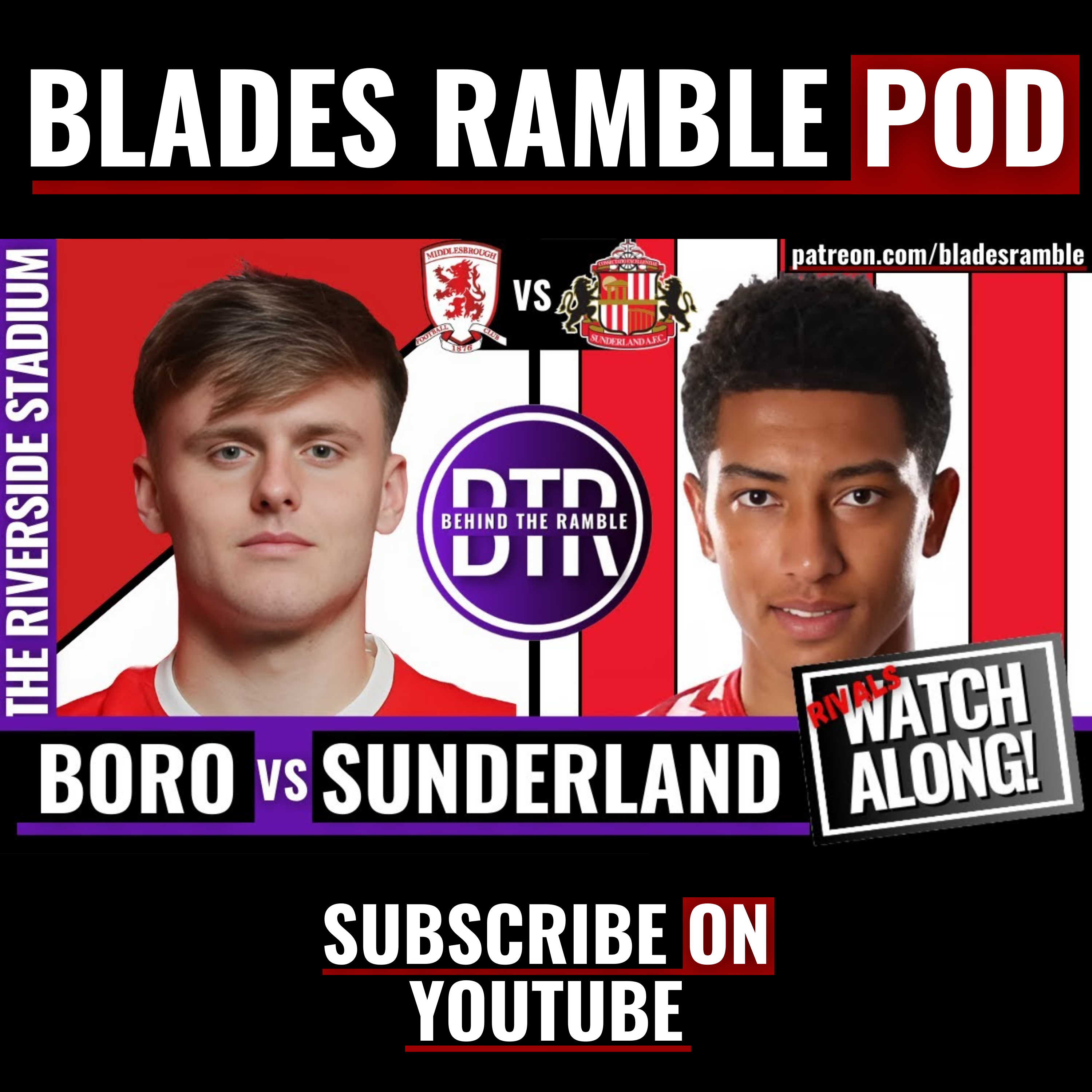 RIVALS WATCH ALONG!! | BORO vs SUNDERLAND!!