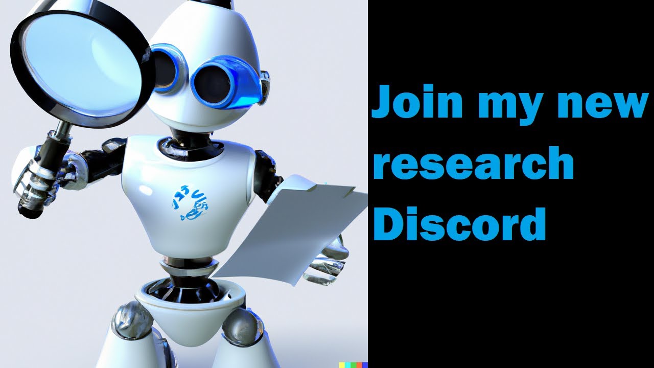 Many of you have asked for it: Join my new research Discord! Link in description | Artificial Intelligence Masterclass