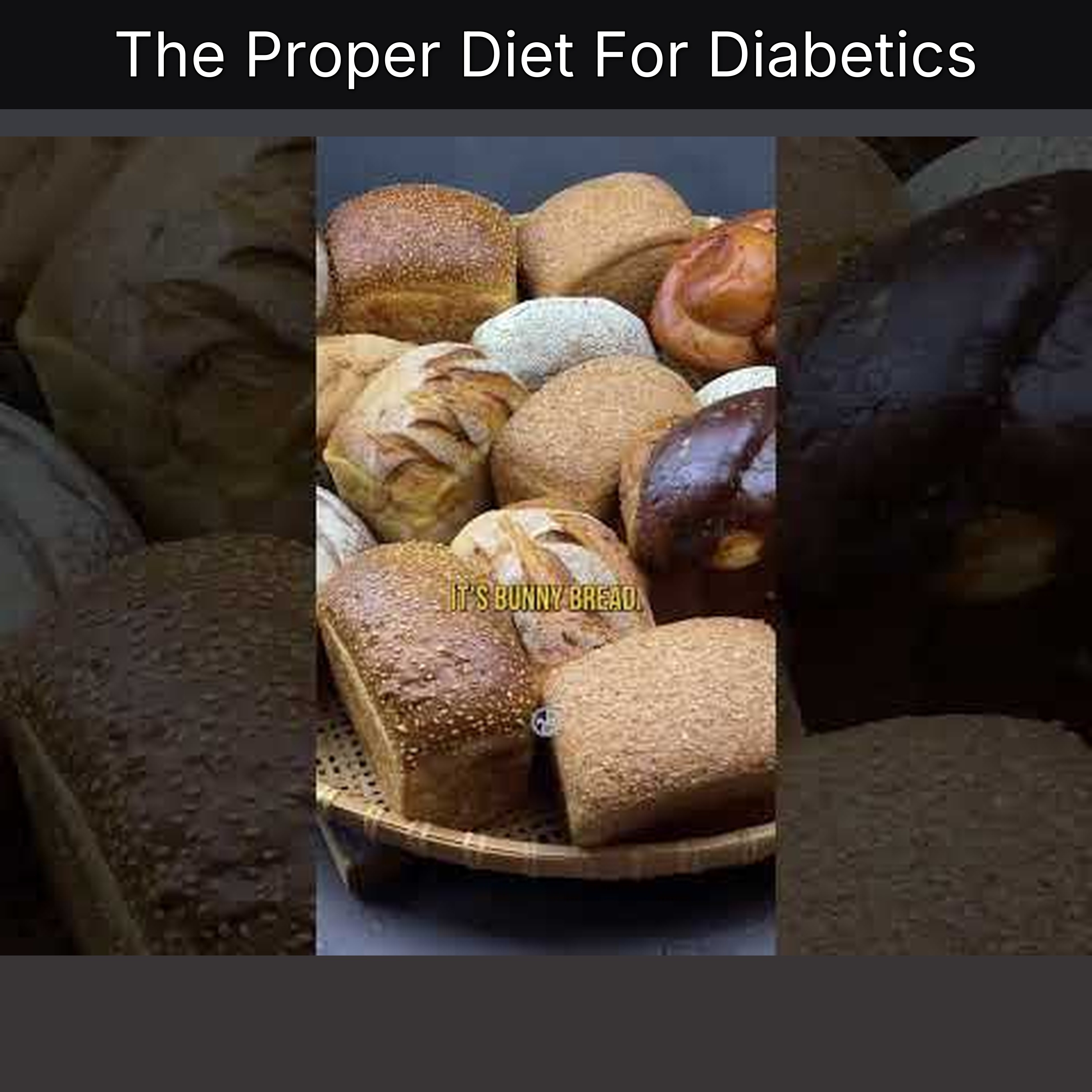 The Proper Diet For Diabetics episode artwork
